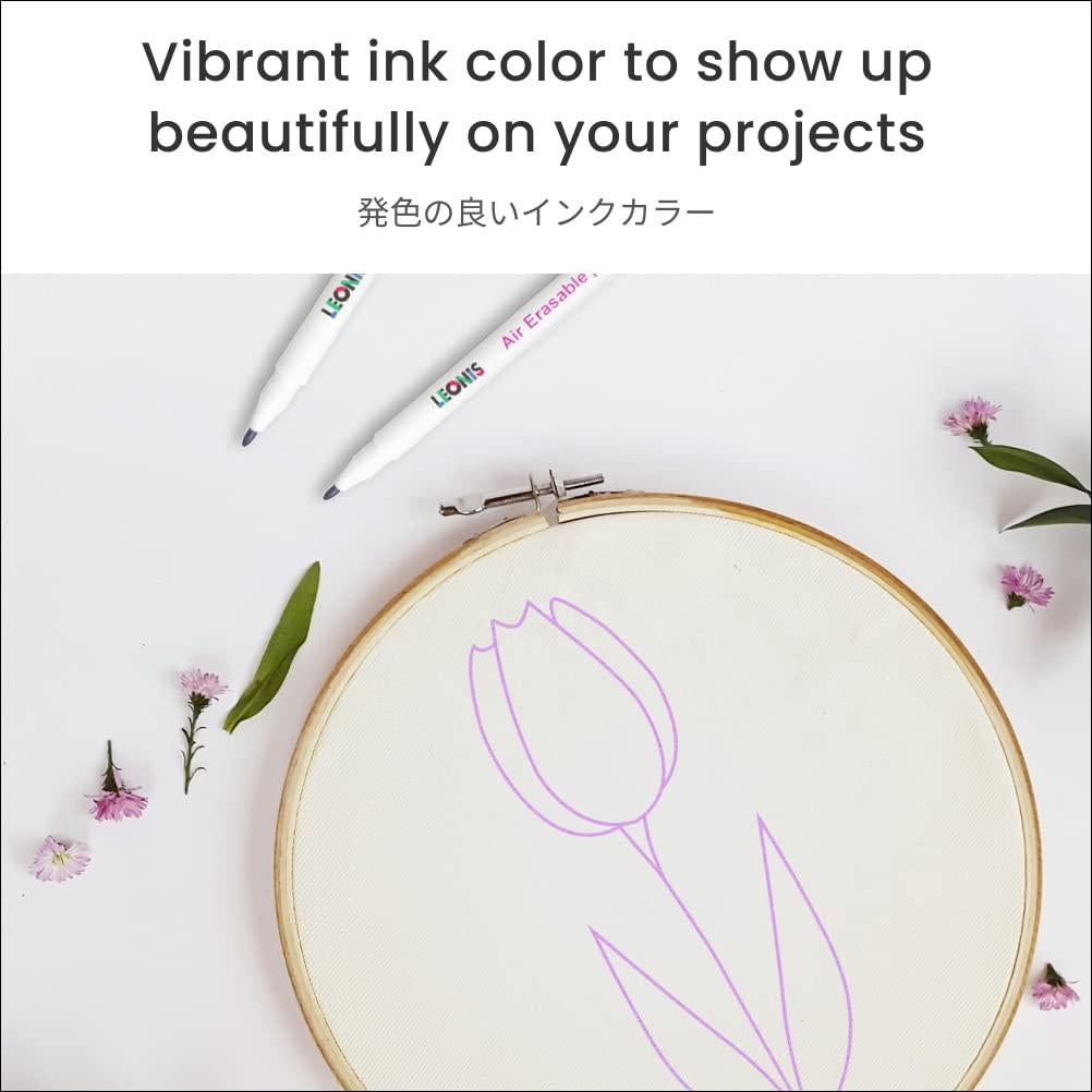 Bolígrafo de Tinta Desaparecedora LEONIS 5 Unidades Rosa