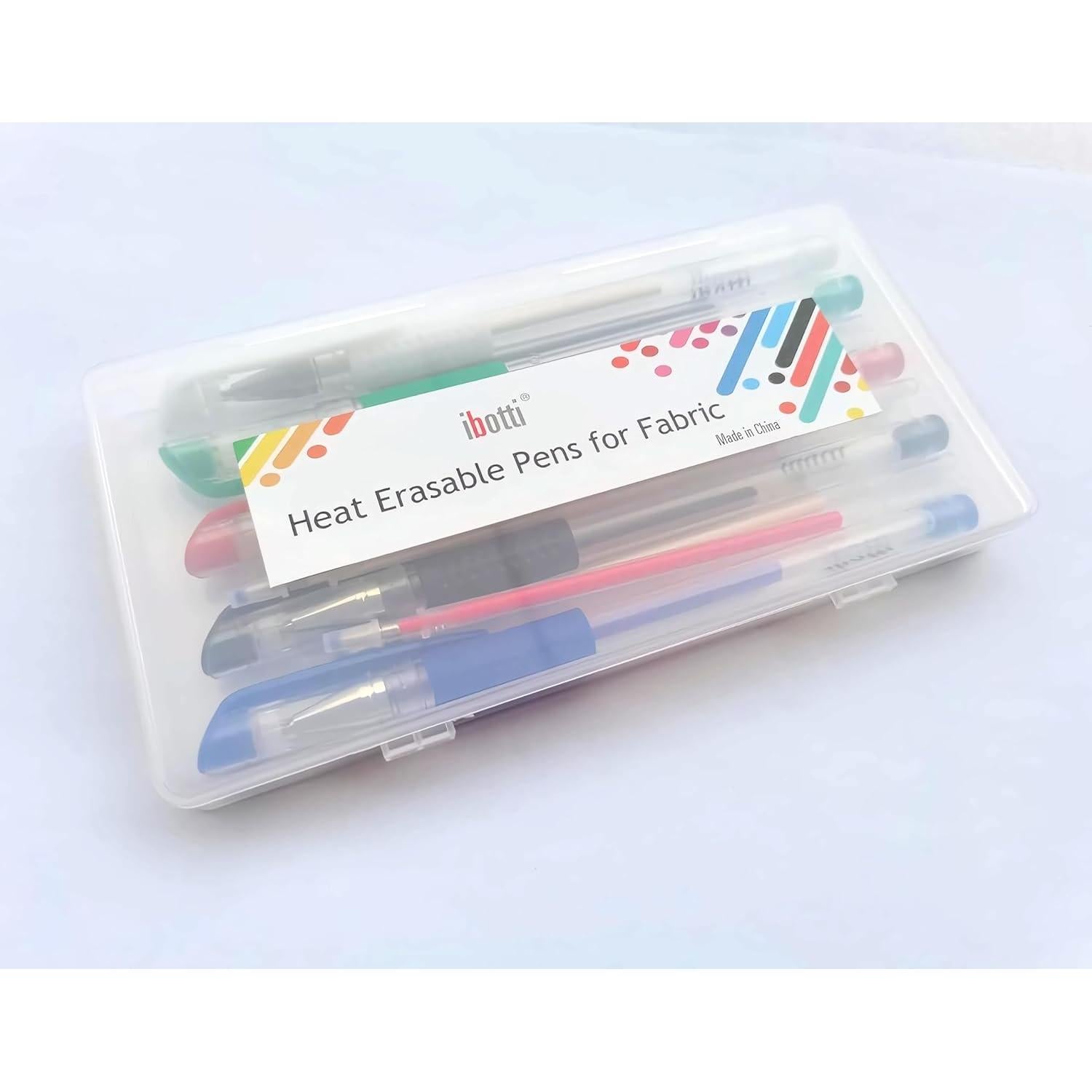 Marcadores de Tela Borrables por Calor ibotti 5 Colores
