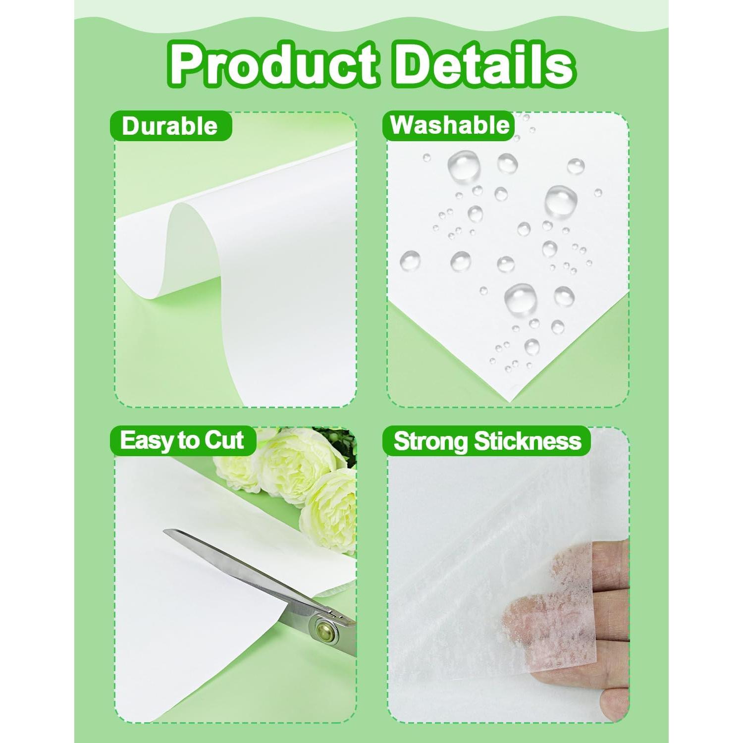 PLANTIONAL Parche de Planchar Doble Cara 20 PCS A4 Adhesivo