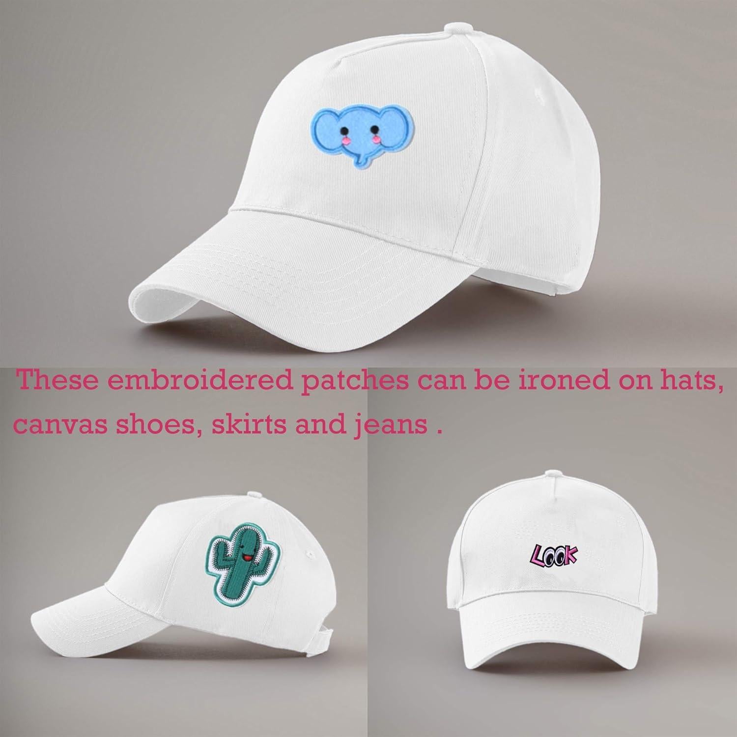 60 Parches Bordados TACVEL para Coser/Planchar - Estilos Variados