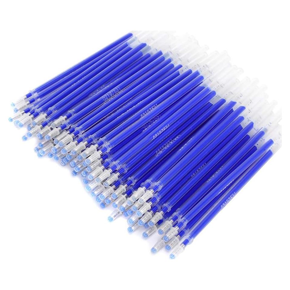 100 Recargas Borrables por Calor Haosie para Tela - Punta Fina