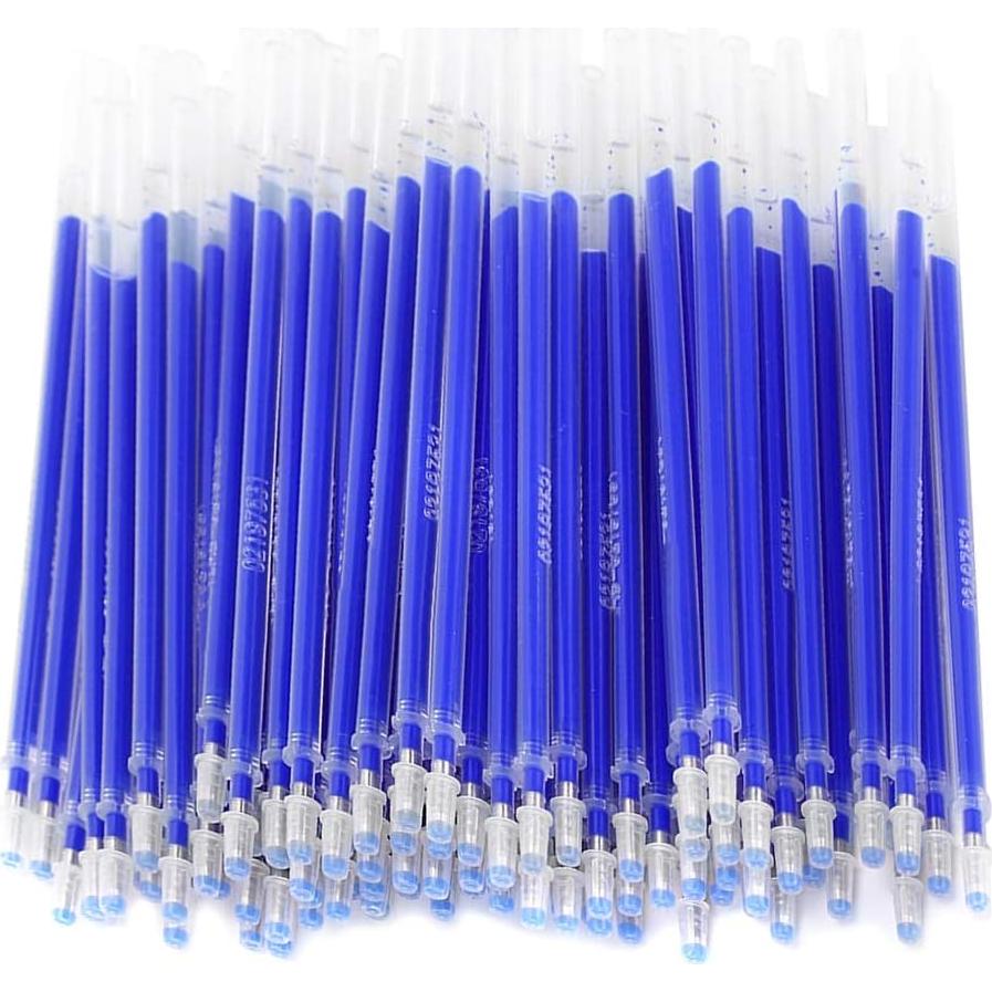 100 Recargas Borrables por Calor Haosie para Tela - Punta Fina