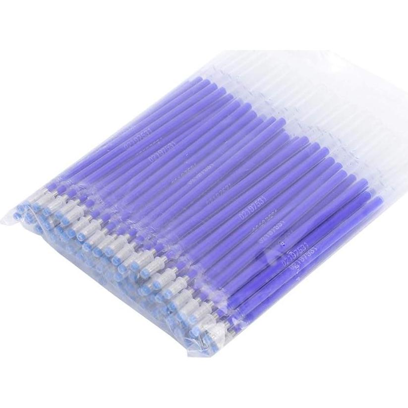 100 Recargas Borrables por Calor Haosie para Tela - Punta Fina