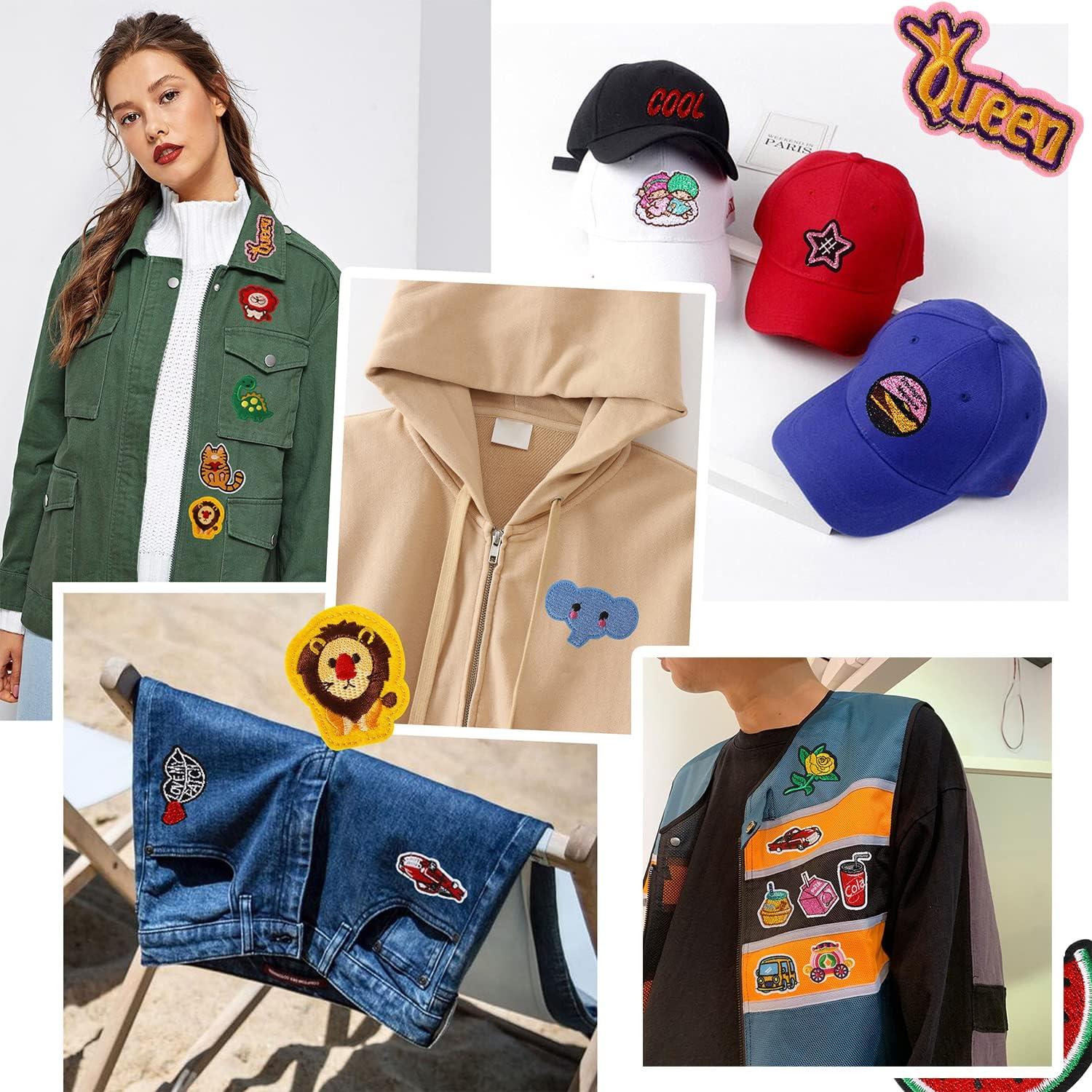 Parches de Planchar NICEVINYL - 100 Piezas Aleatorias para Ropa