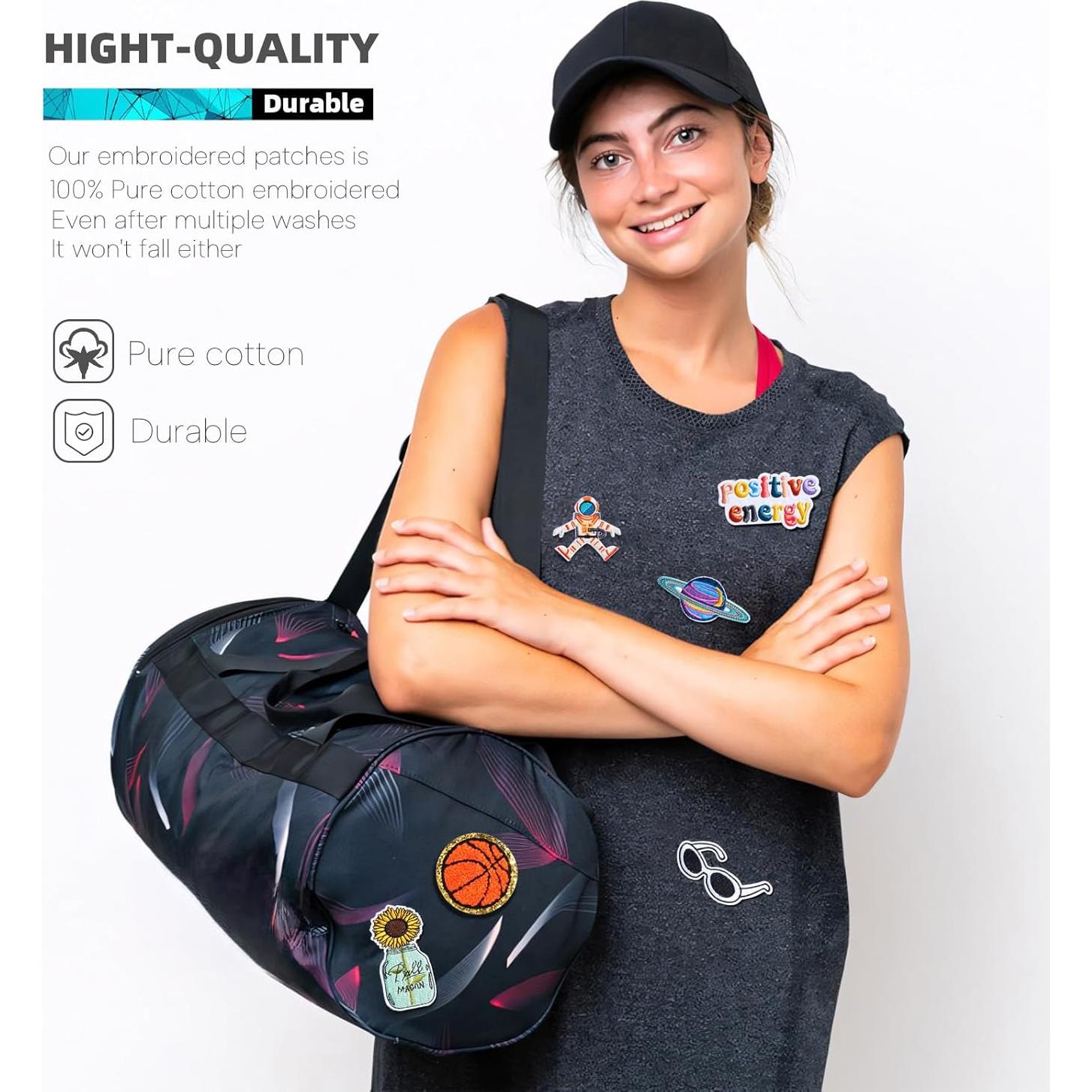 70 Parches Bordados Termoadhesivos Solasocool - Variedad de Diseños