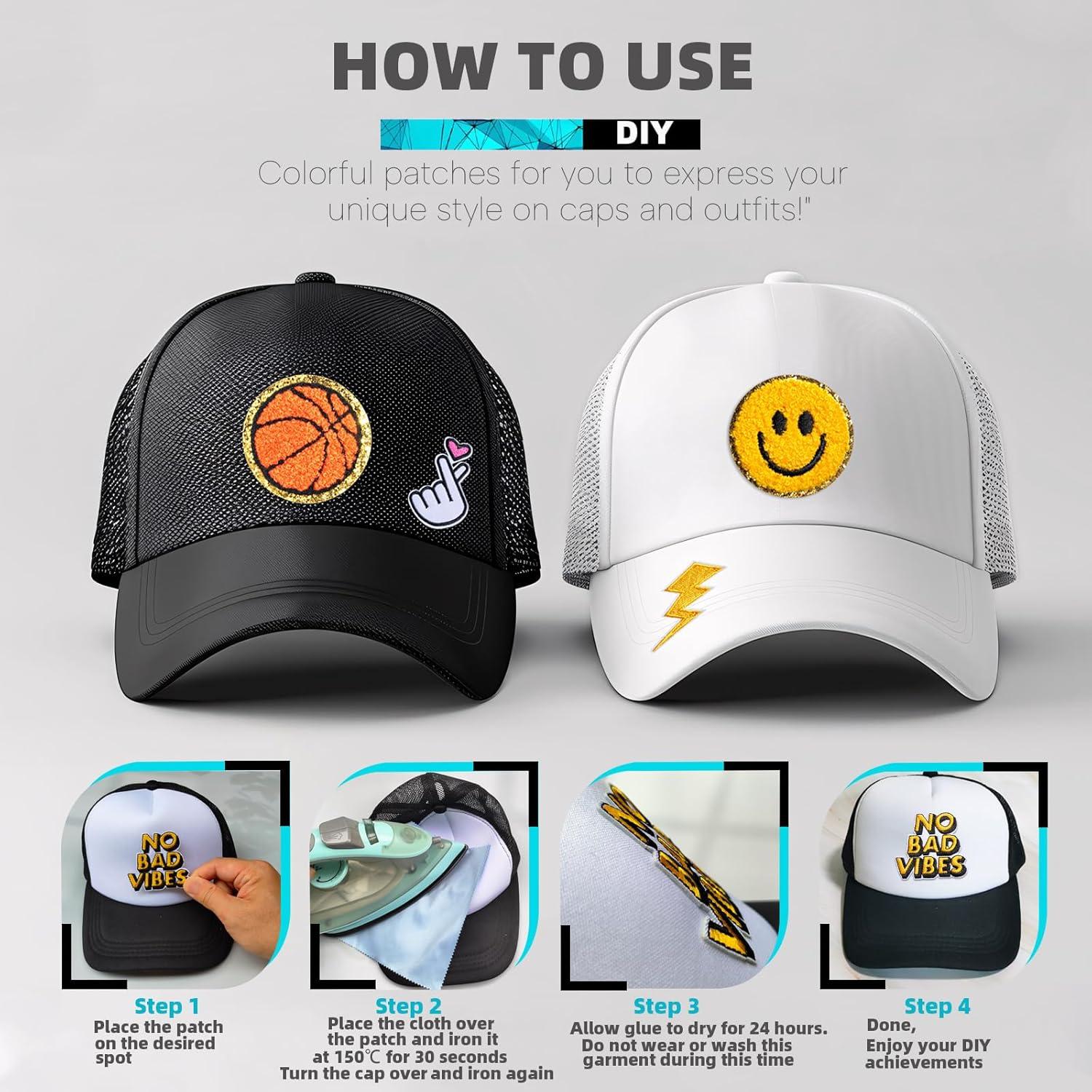 70 Parches Bordados Termoadhesivos Solasocool - Variedad de Diseños