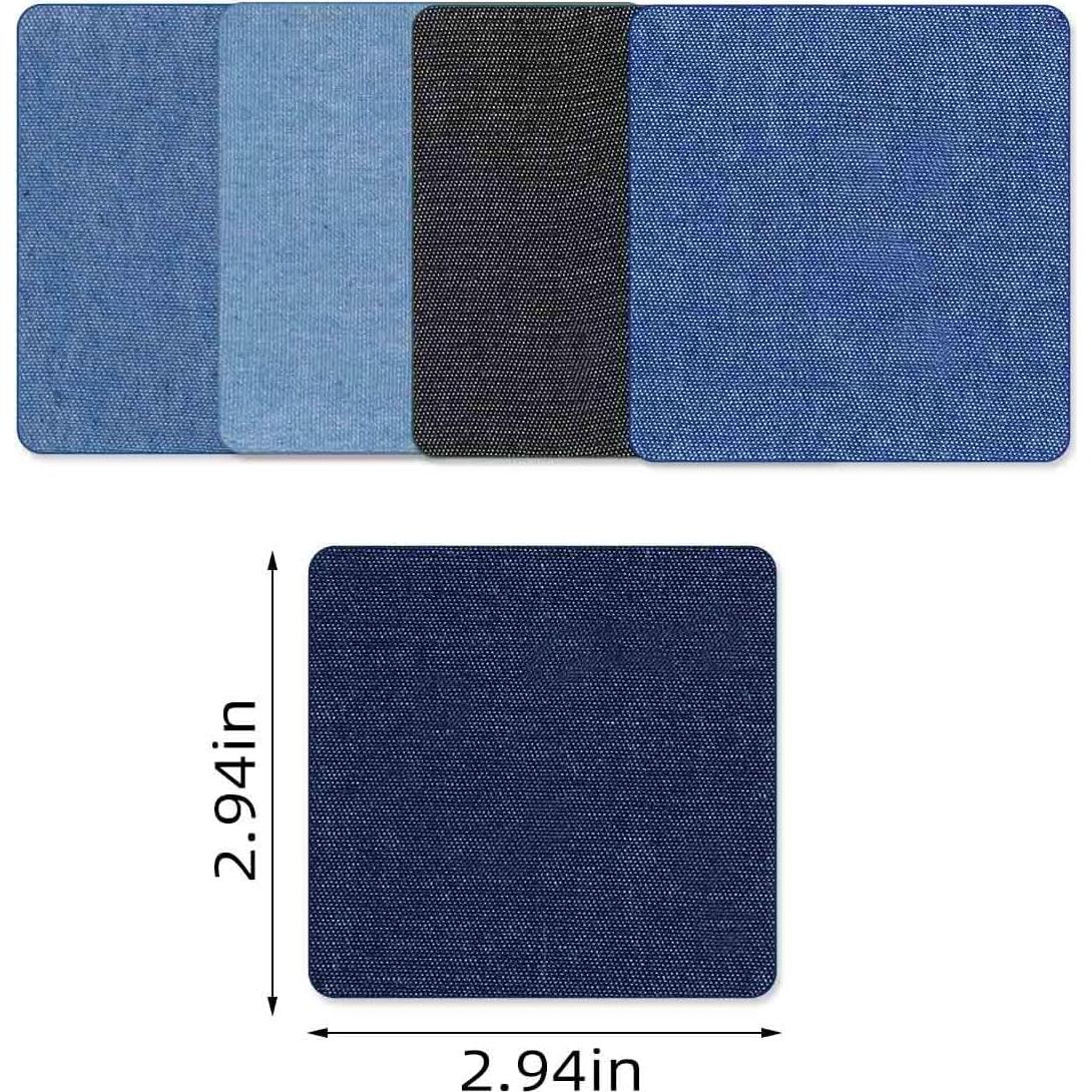 10 Parches de Planchar TKYPZY Denim 7.5x7.5cm 5 Colores