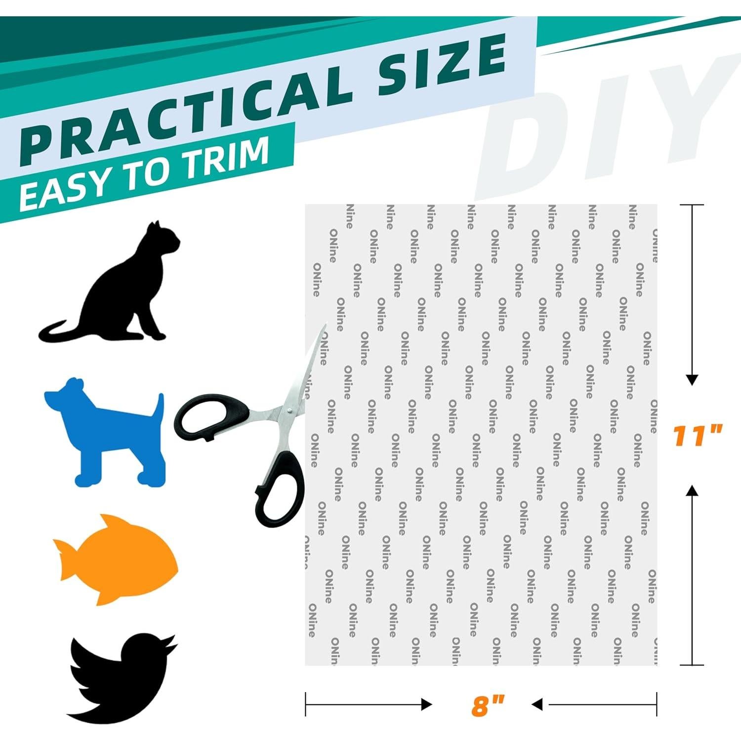 Adhesivo Doble Cara ONine para Parches - 2 Paquetes 20.32x27.94 cm