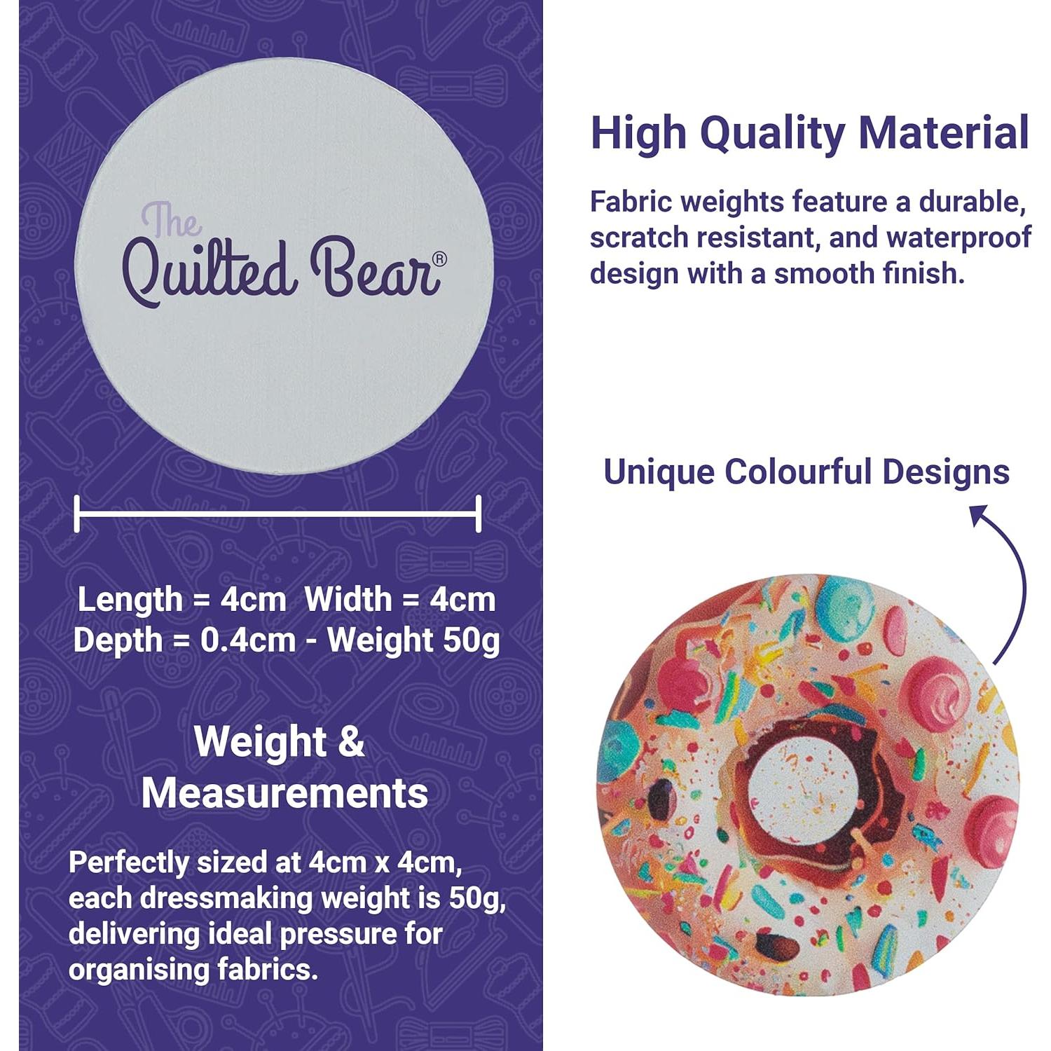 Pesas de Patrón The Quilted Bear - Donuts 6 x 40mm