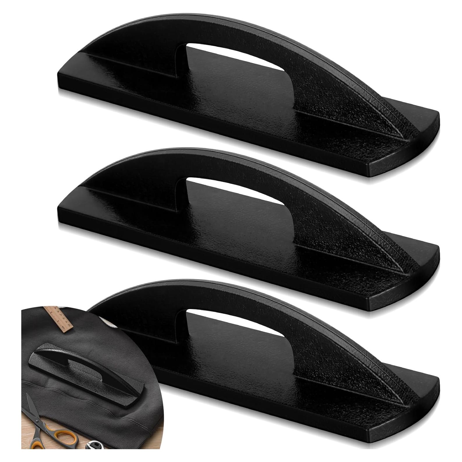 Pesas de Tela de Hierro Fundido Zonon - 3 Pcs, 25x7 cm