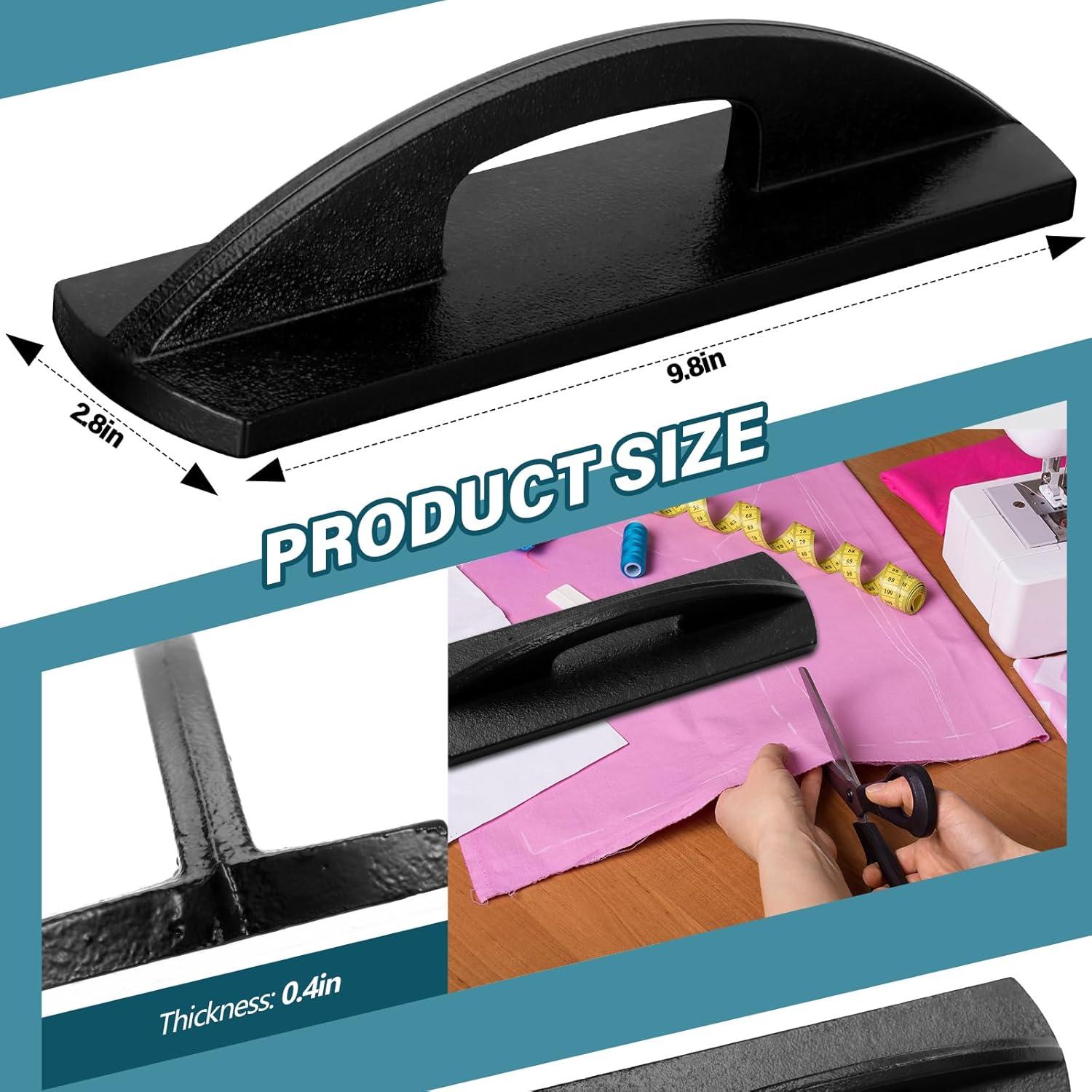 Pesas de Tela de Hierro Fundido Zonon - 3 Pcs, 25x7 cm