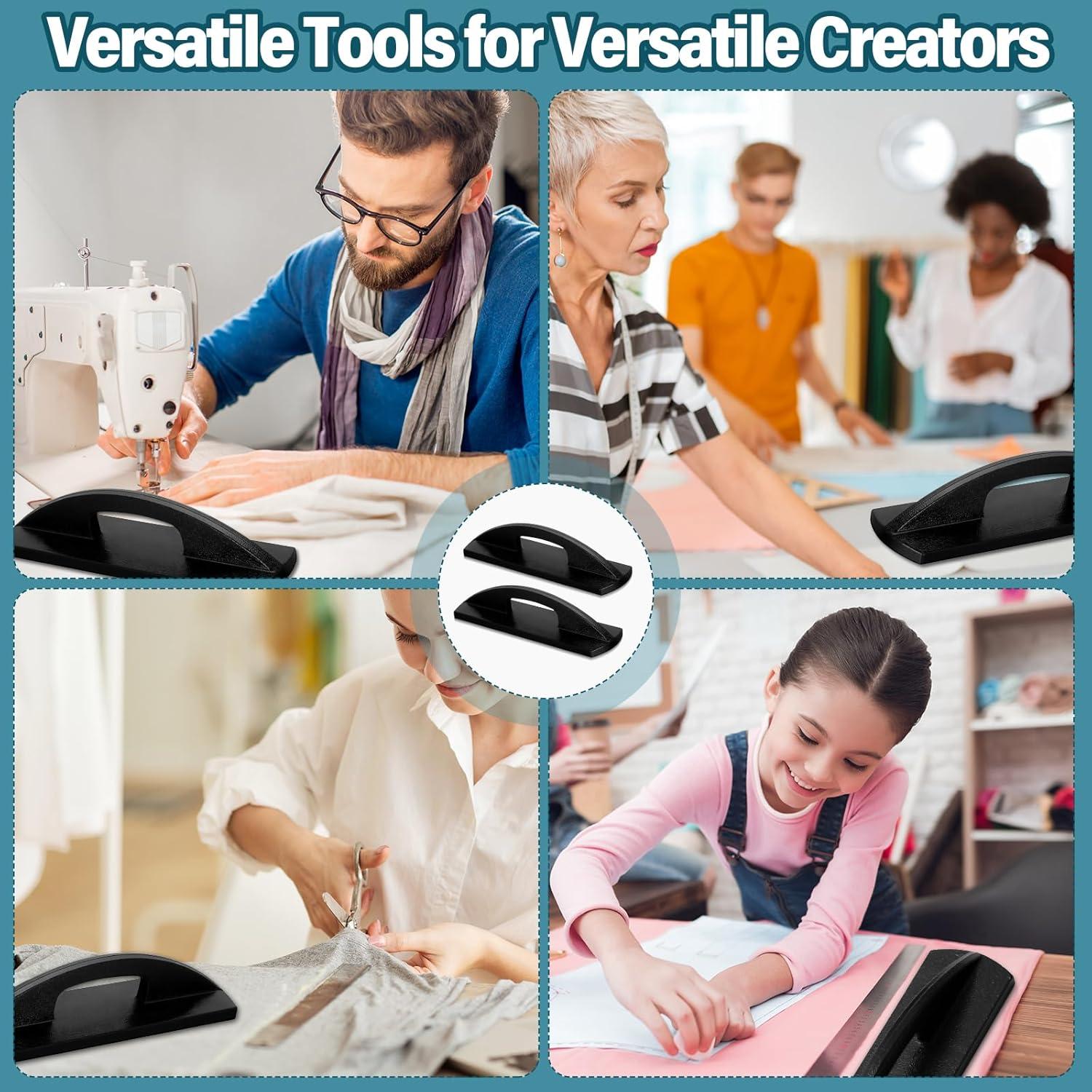 Pesas de Tela de Hierro Fundido Zonon - 3 Pcs, 25x7 cm