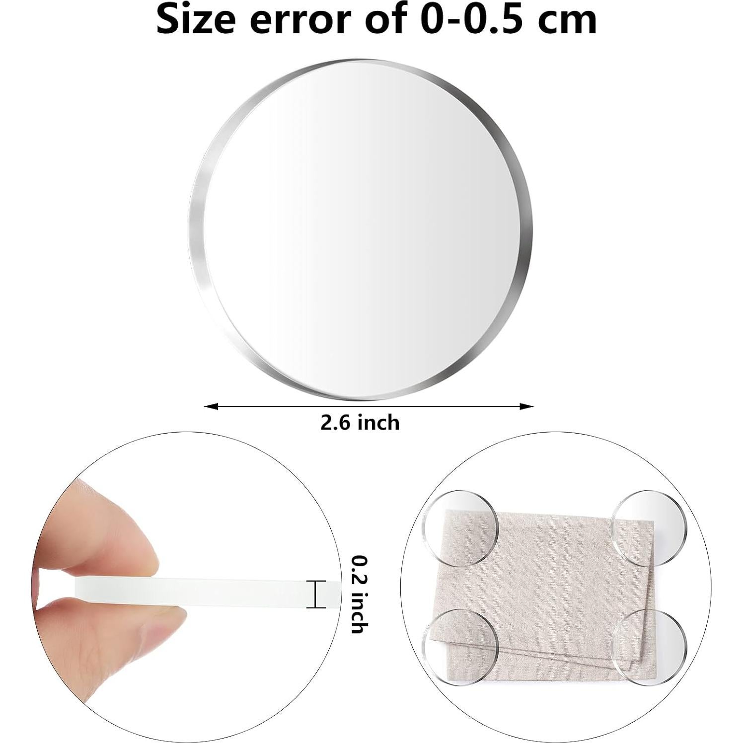 Pesas de Costura de Vidrio Patelai - 6 Piezas 40g 6.6cm