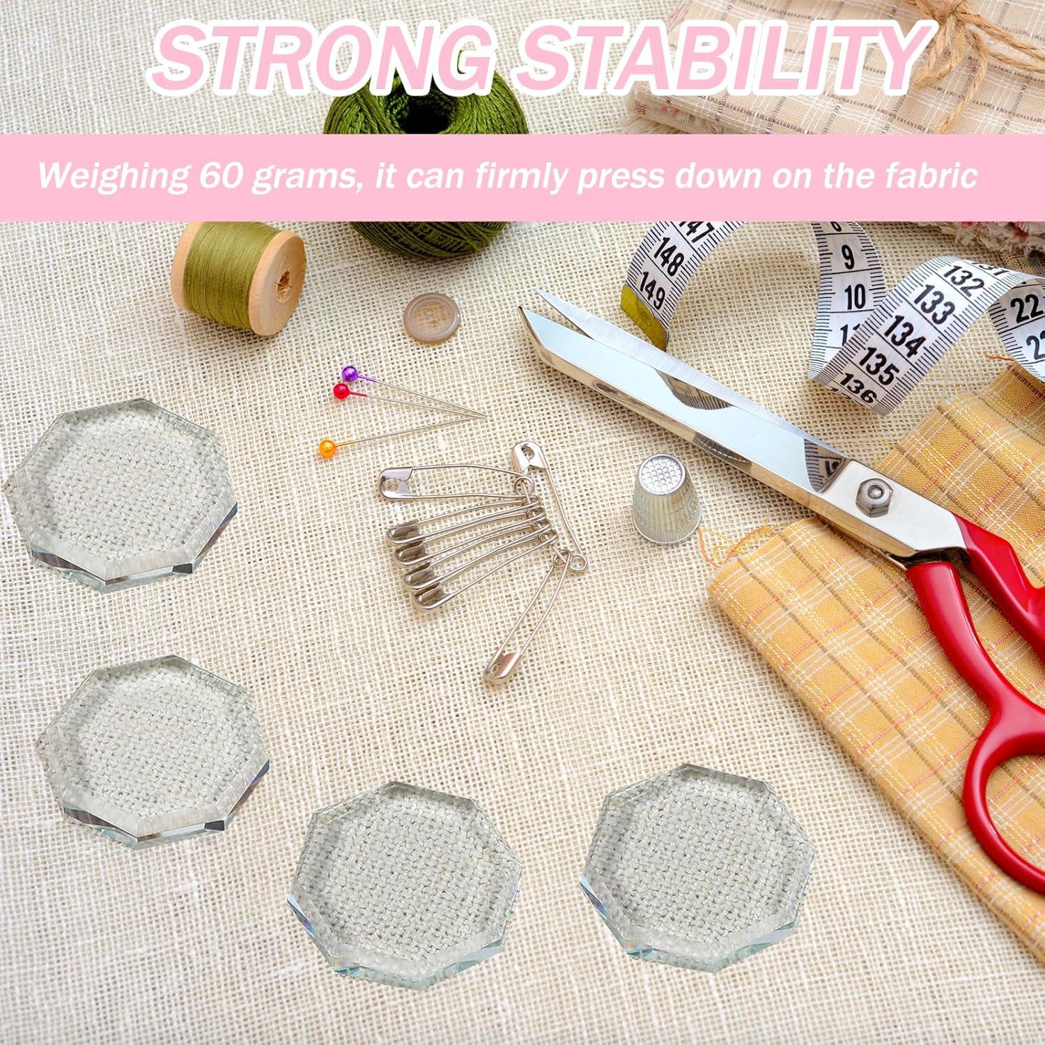 Pesas de vidrio para costura MYRIONT - 4 piezas 60g