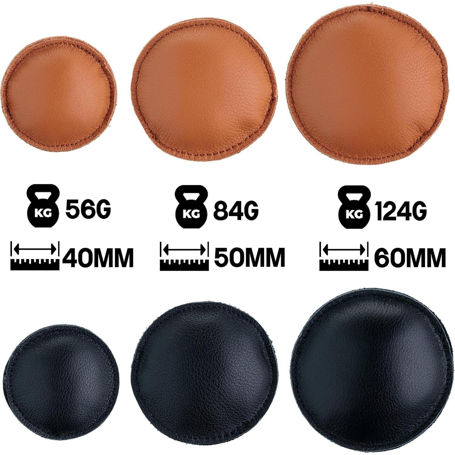 Pesas de Patrón de Cuero The Quilted Bear 6x40mm - Marrón Claro