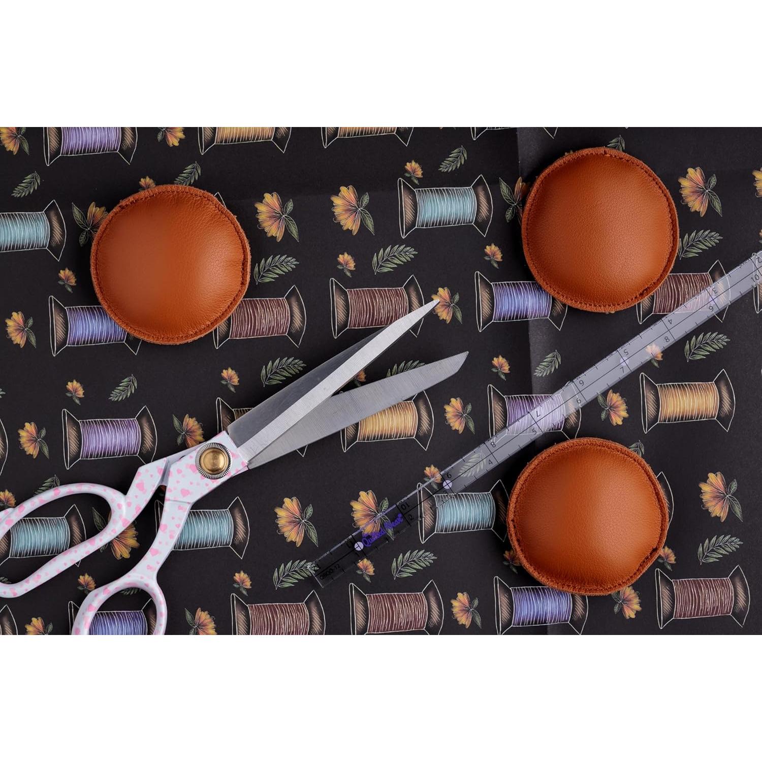 Pesas de Patrón de Cuero The Quilted Bear 6x40mm - Marrón Claro