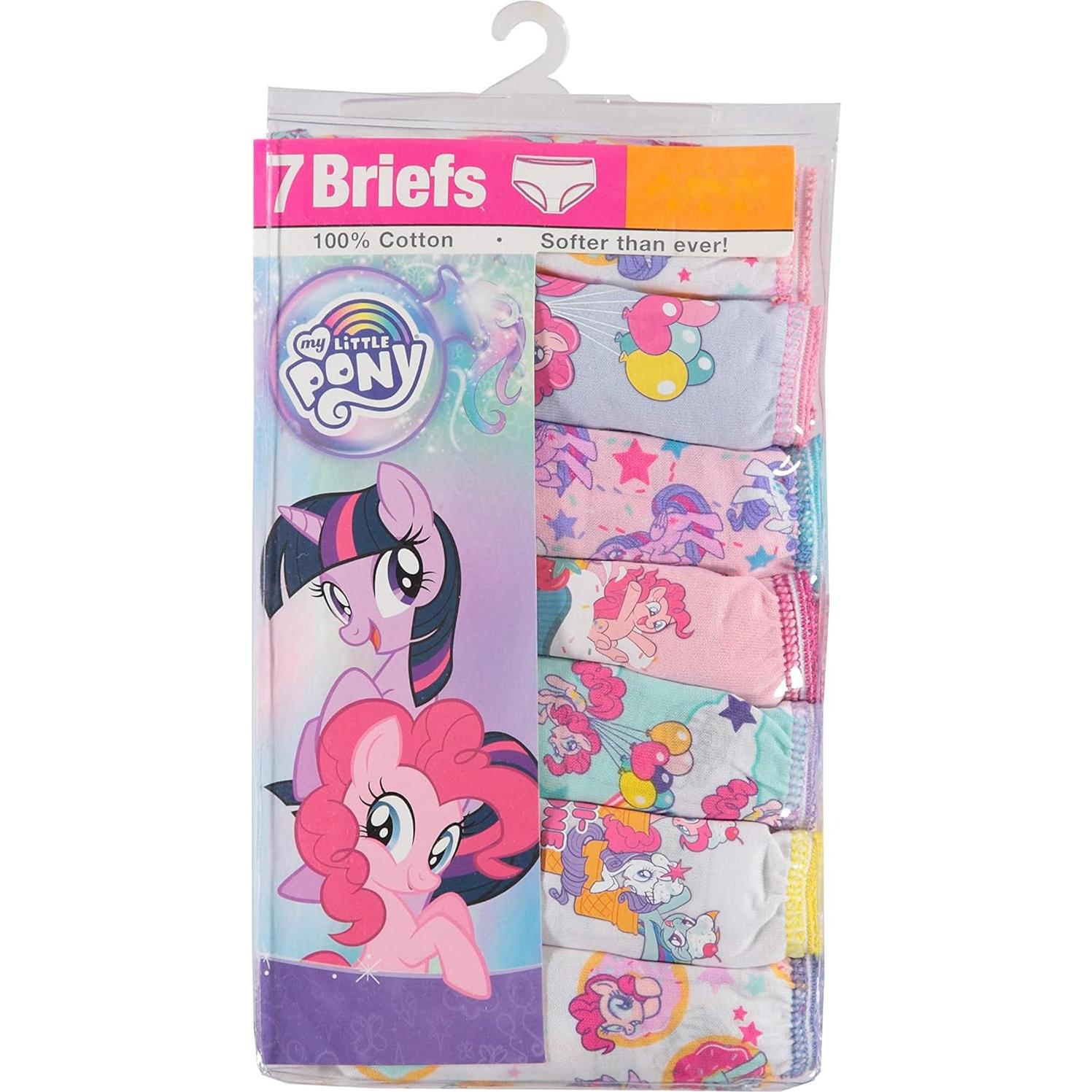Ropa interior para niñas My Little Pony 7 bragas 100% algodón