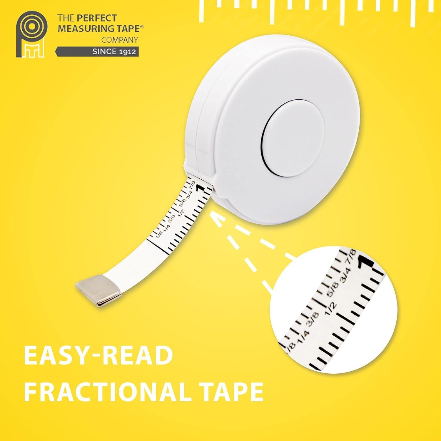 Cinta Métrica Retráctil Perfecta 2m para Sastre y Manualidades