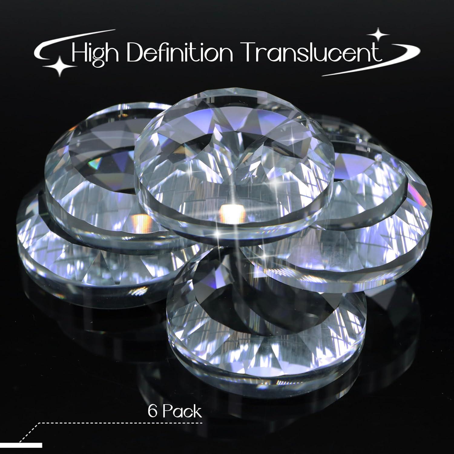 Pesas de Costura de Cristal OKQX - Paquete de 6, 62.4g cada una