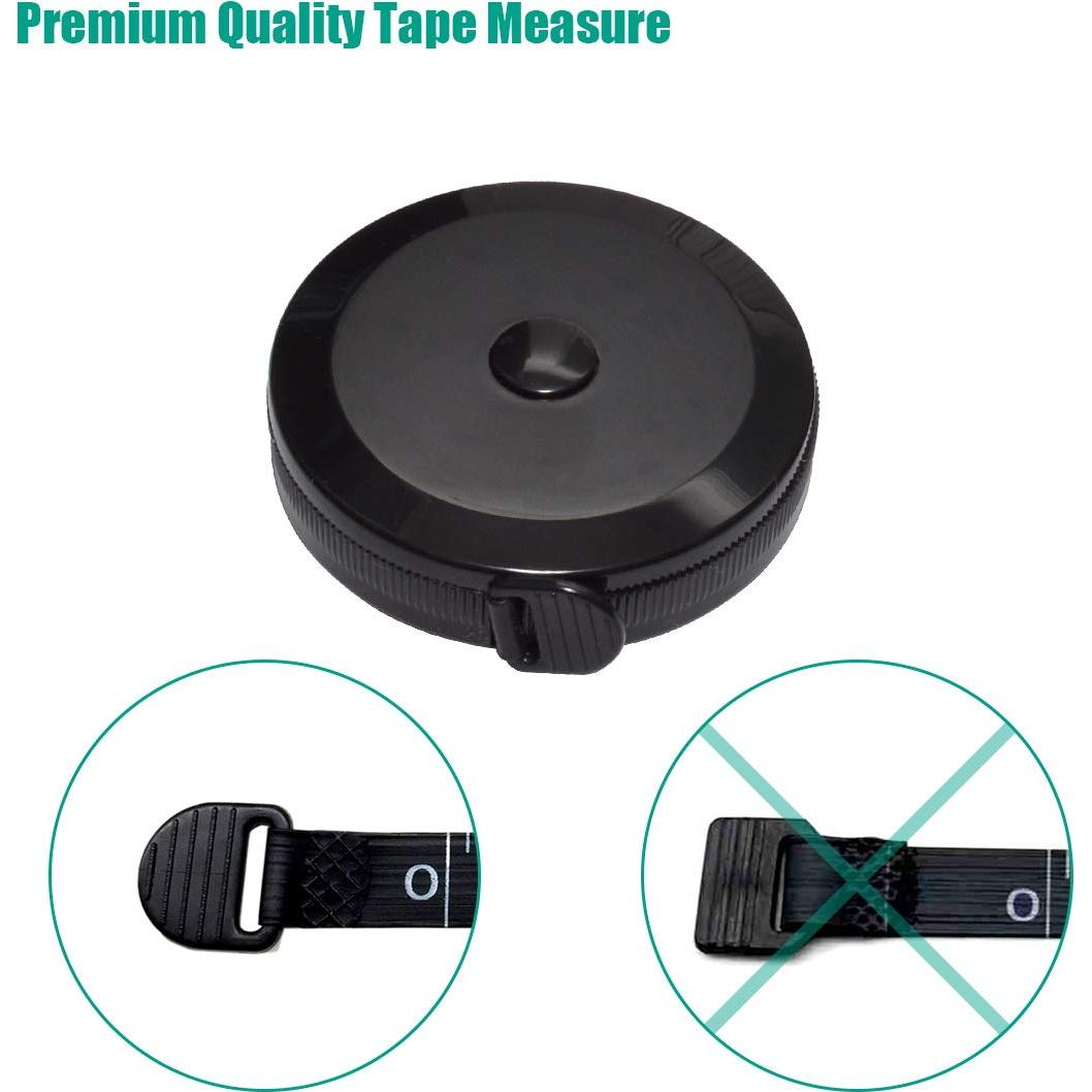 Cinta Métrica Retráctil DGYISIKE 1.5m para Medidas del Cuerpo