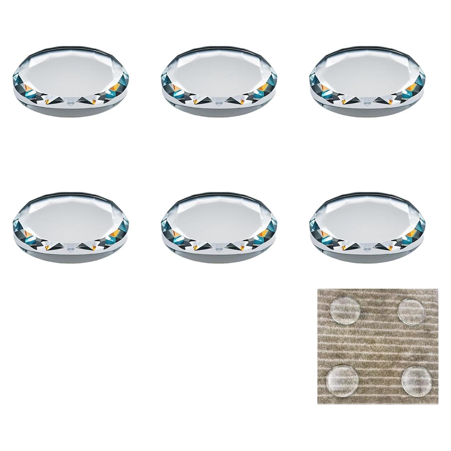 Pesas de Costura Qkxut, Juego de 6 Pesas de Vidrio 50mm