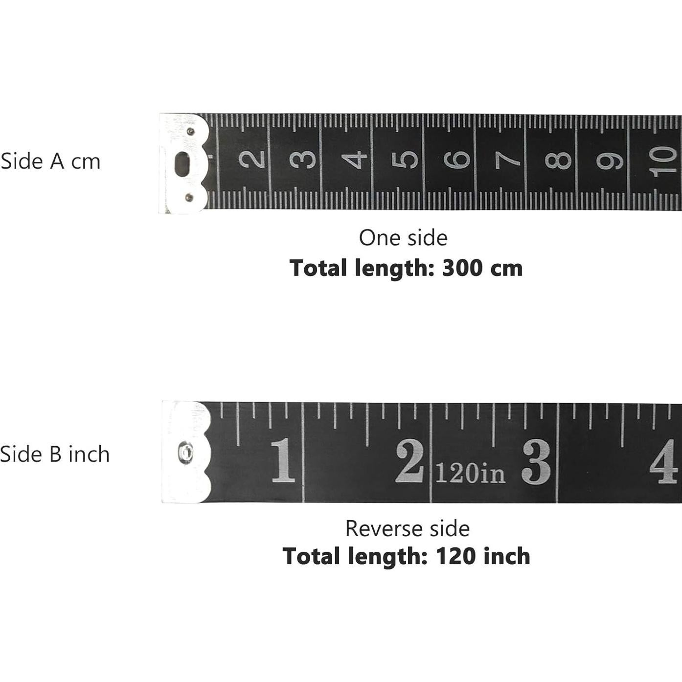 Cinta Métrica Suave GDMINLO 300cm Doble Escala 2 Piezas