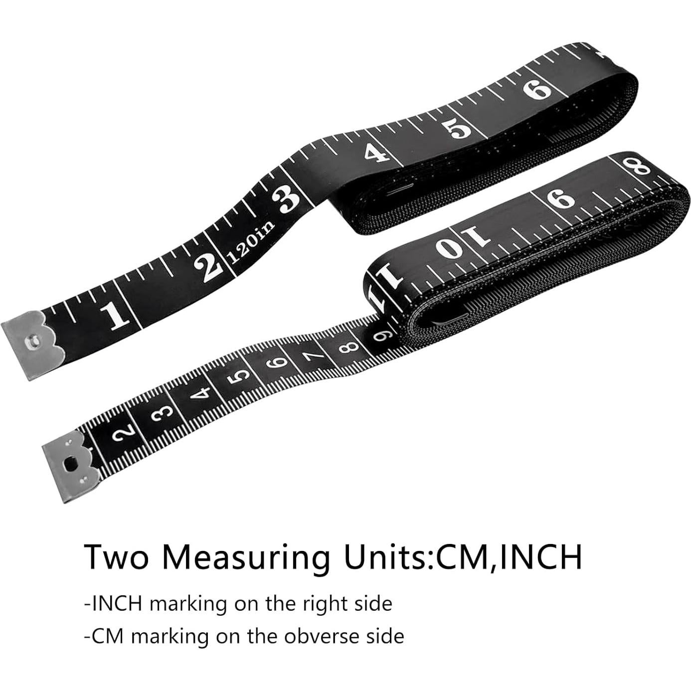 Cinta Métrica Suave GDMINLO 300cm Doble Escala 2 Piezas