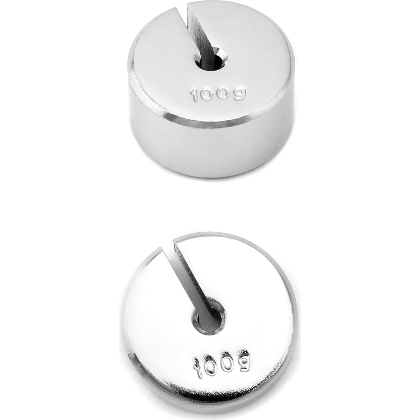 Conjunto de Pesas Ranuradas QWORK 1000g - 9 Pesos de 100g