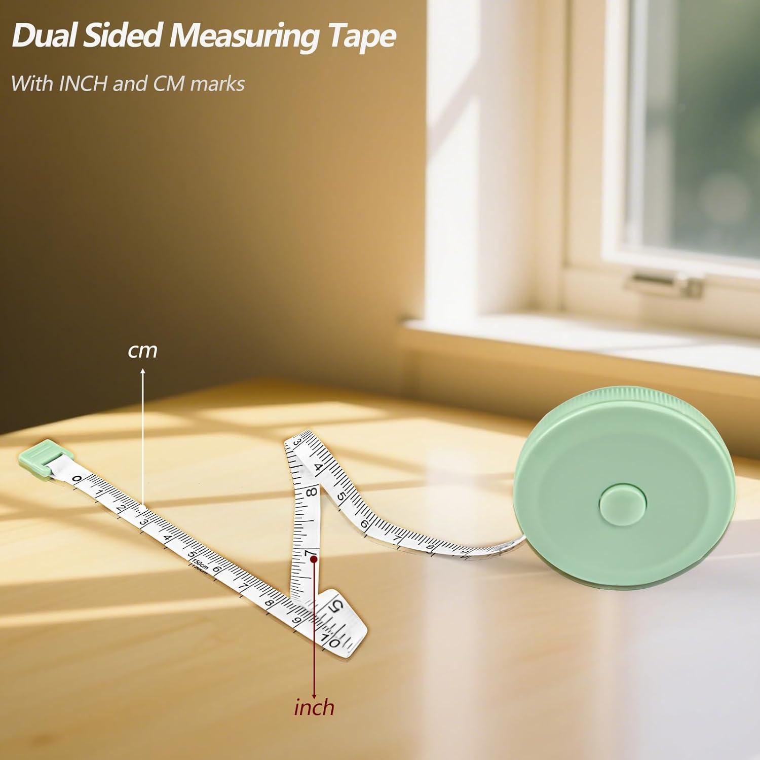 6 Paquetes Cinta Métrica Retráctil Zivcaer 150 cm Doble Cara