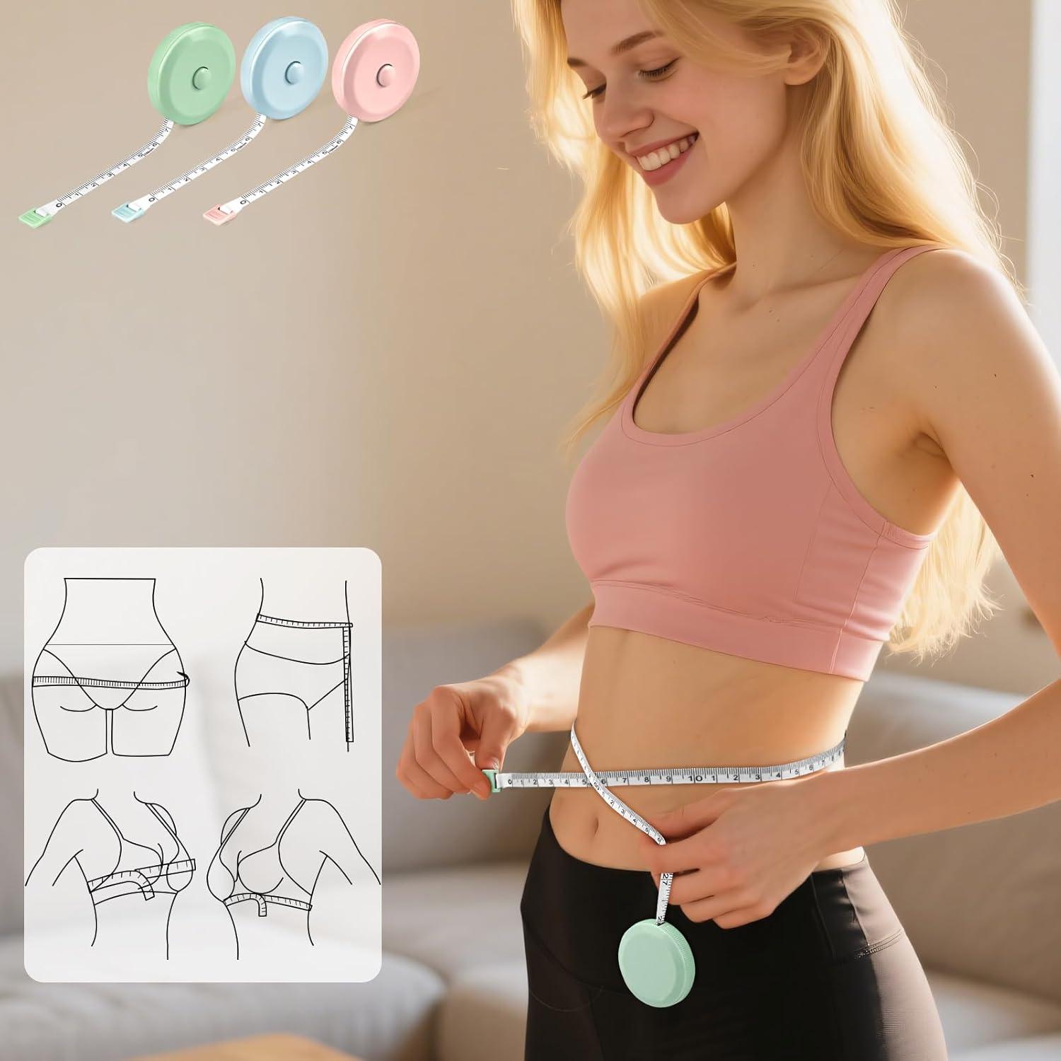 6 Paquetes Cinta Métrica Retráctil Zivcaer 150 cm Doble Cara