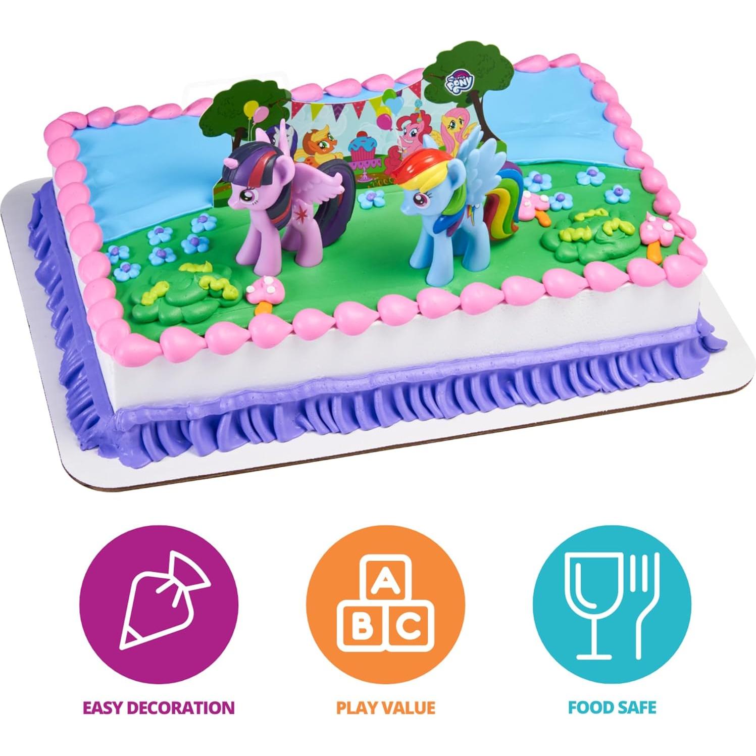 Adorno para Pastel DecoPac Mi Pequeño Pony 3 Piezas