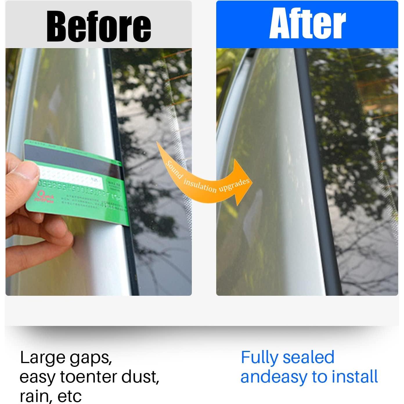 Tira de Sellado para Puertas de Coche Smeyta 19.6FT Goma