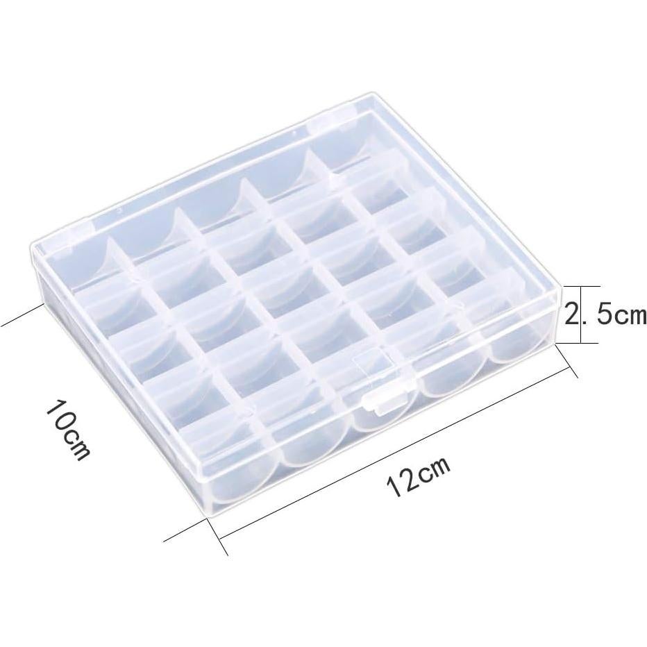 Caja de Almacenamiento de Bobinas Vacías Akiro 25 Compartimentos