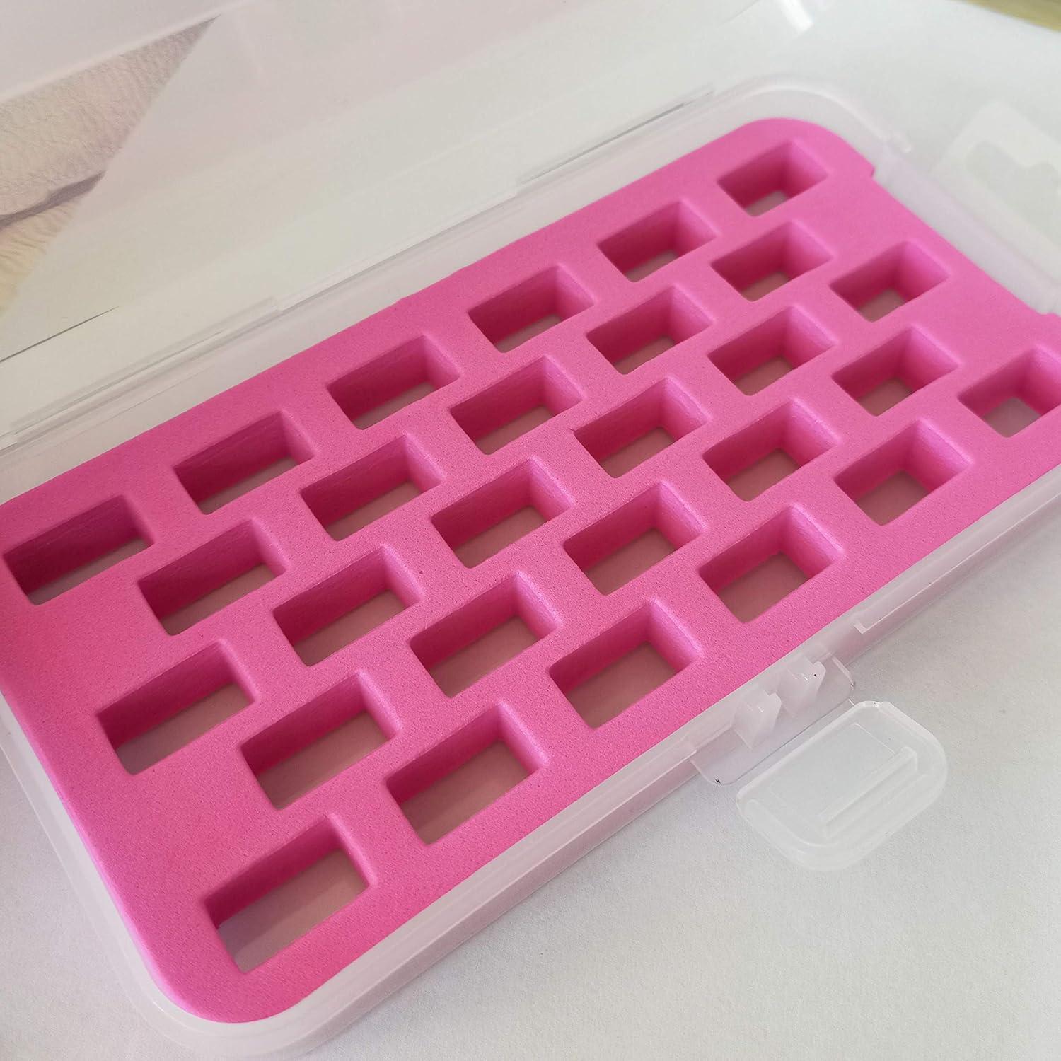 HONEYSEW Set 2 Organizadores de Cajas de Bobinas 28 Bobinas