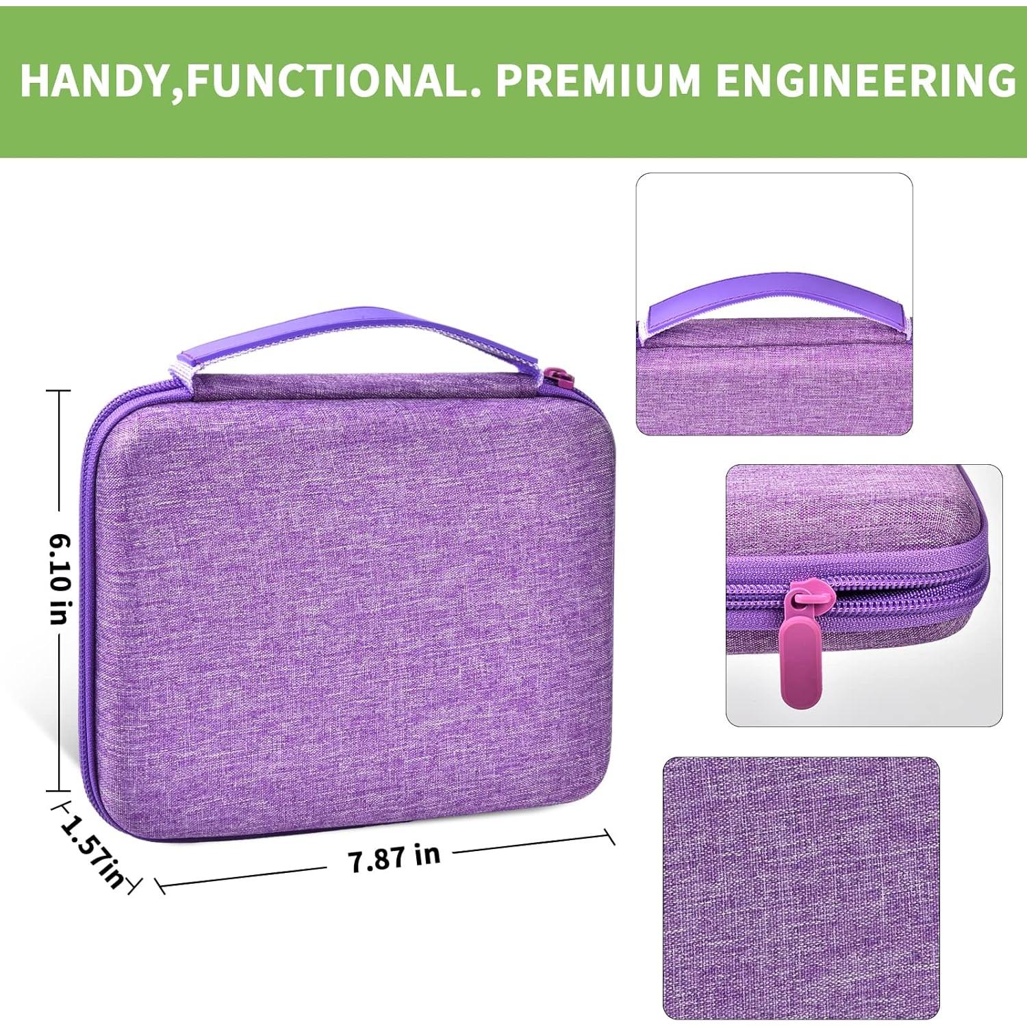 Organizador de Hilos de Bobinas ALKOO 63 Slots Púrpura