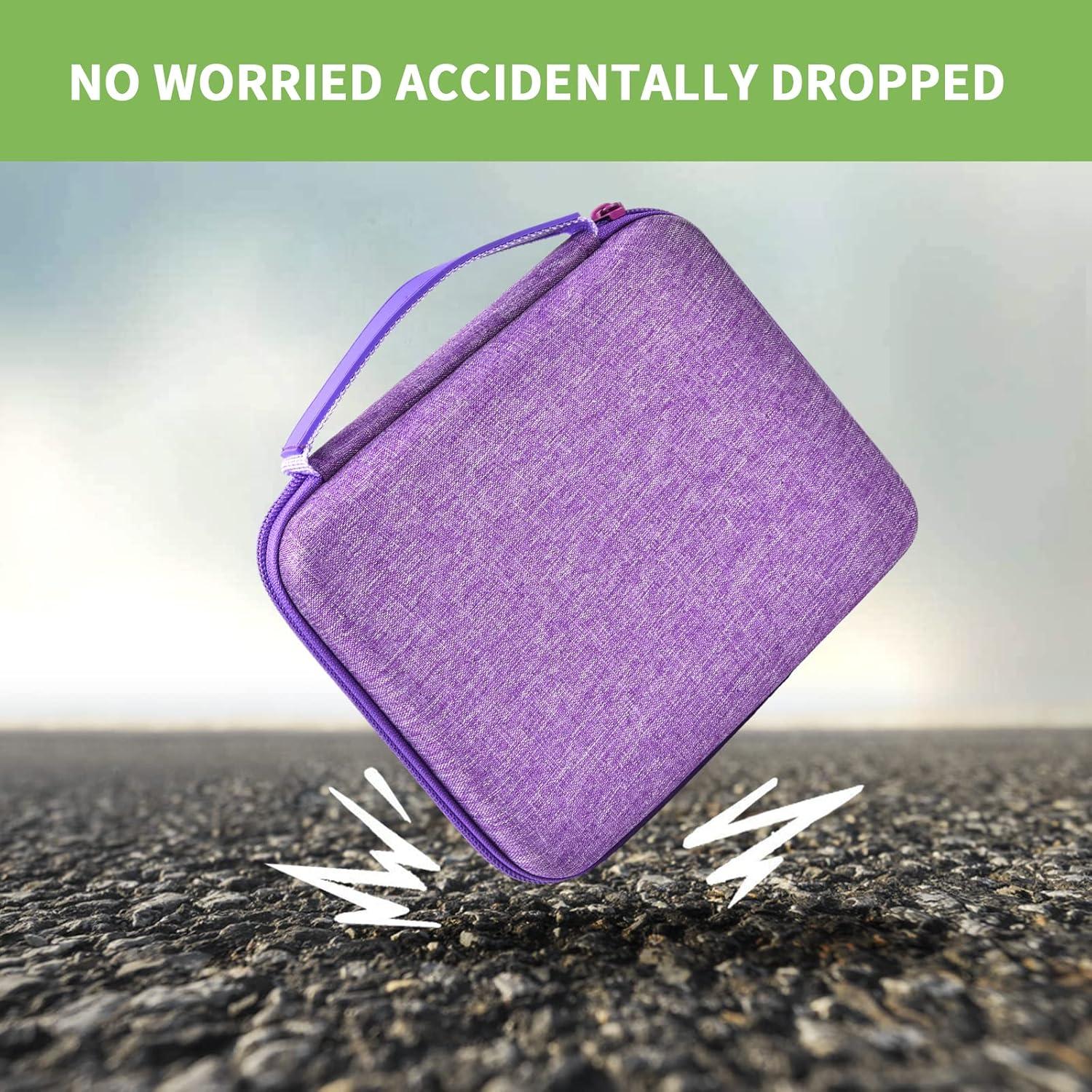 Organizador de Hilos de Bobinas ALKOO 63 Slots Púrpura