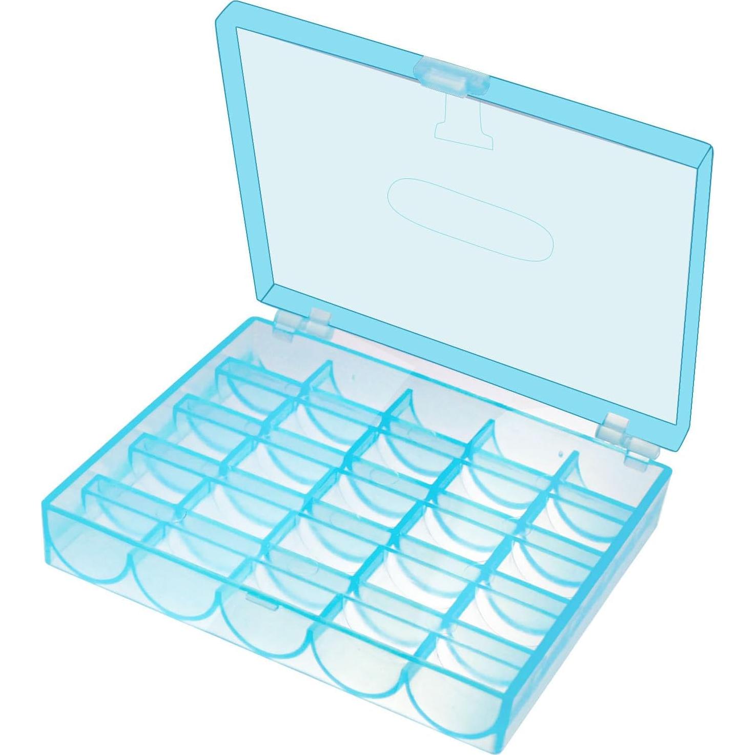 Caja Organizador de Bobinas de Coser Fbshicung 25 Compartimentos