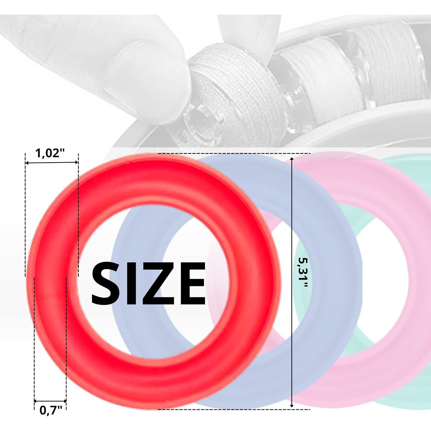 Juego de 4 Soportes para Bobinas de Hilo YARRD - Organizador Durable