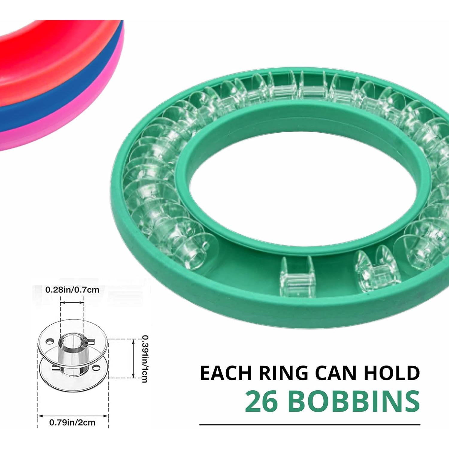 Juego de 4 Soportes para Bobinas de Hilo YARRD - Organizador Durable