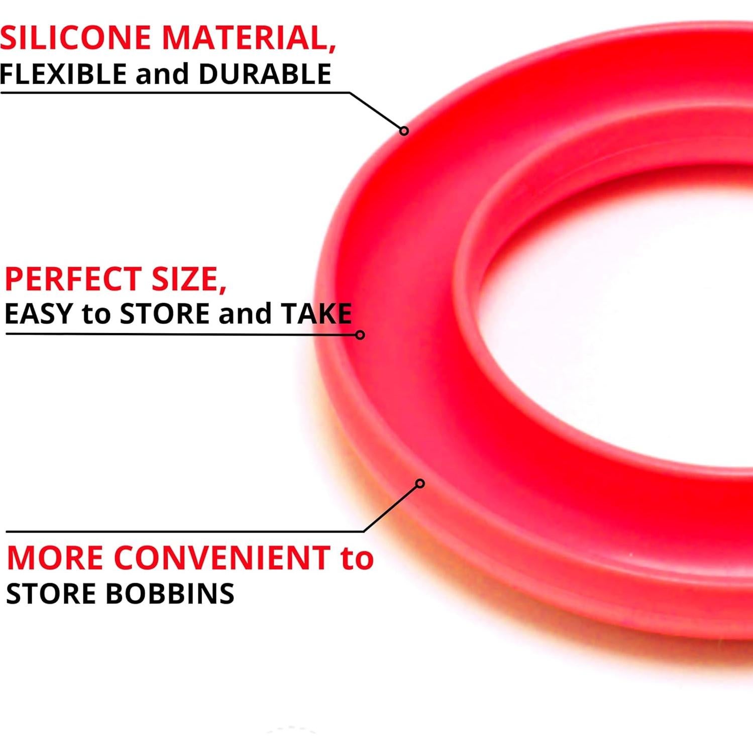 Juego de 4 Soportes para Bobinas de Hilo YARRD - Organizador Durable