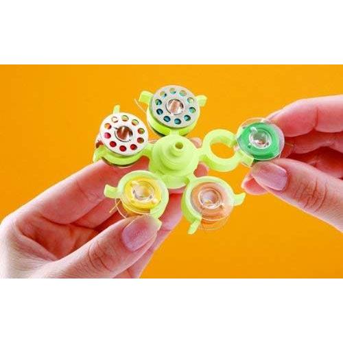 Torre de Bobinas Apilable Clover con Nancy Zieman - Organiza 30 Hilos