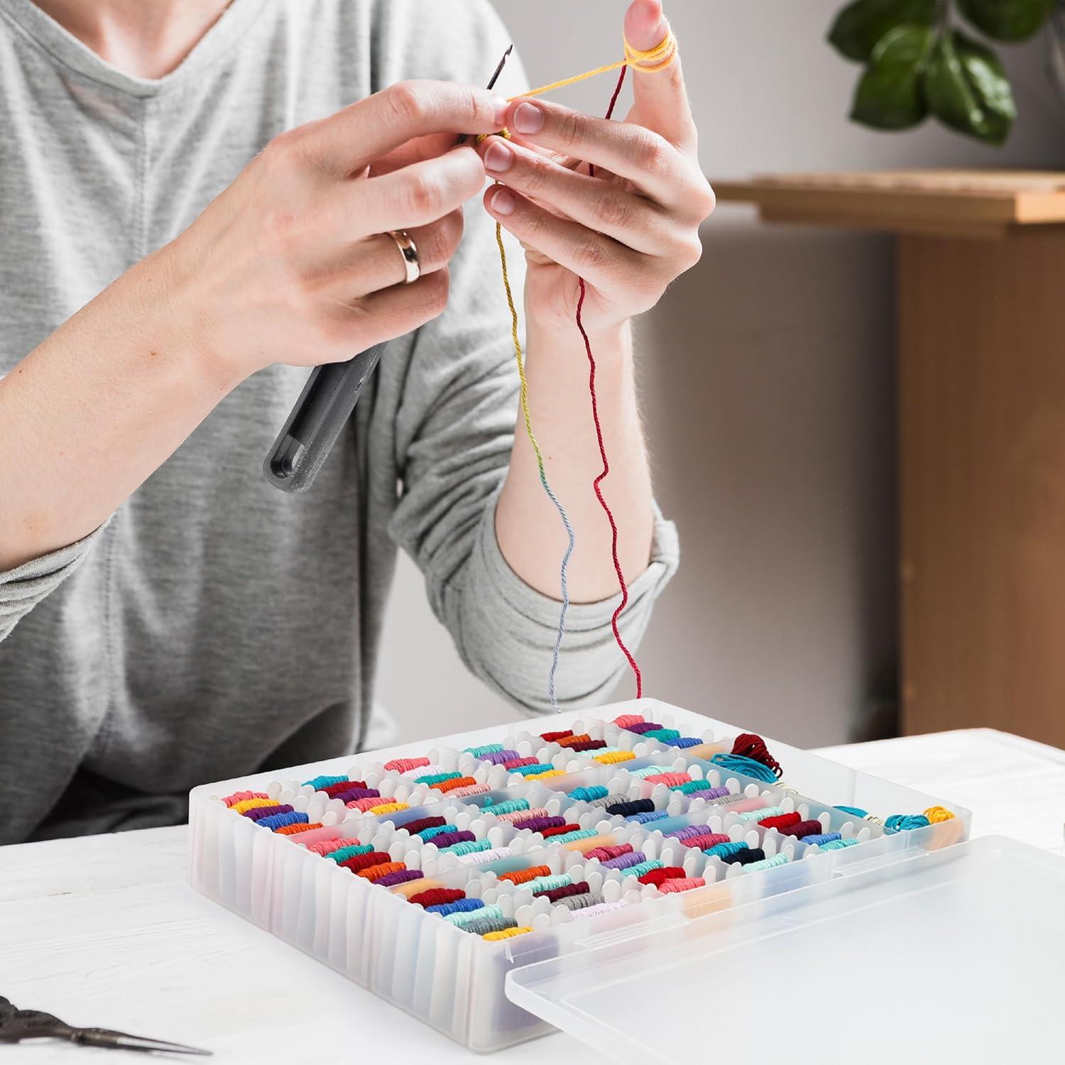 Caja organizadora de hilos Bulk Paradise 17 compartimentos