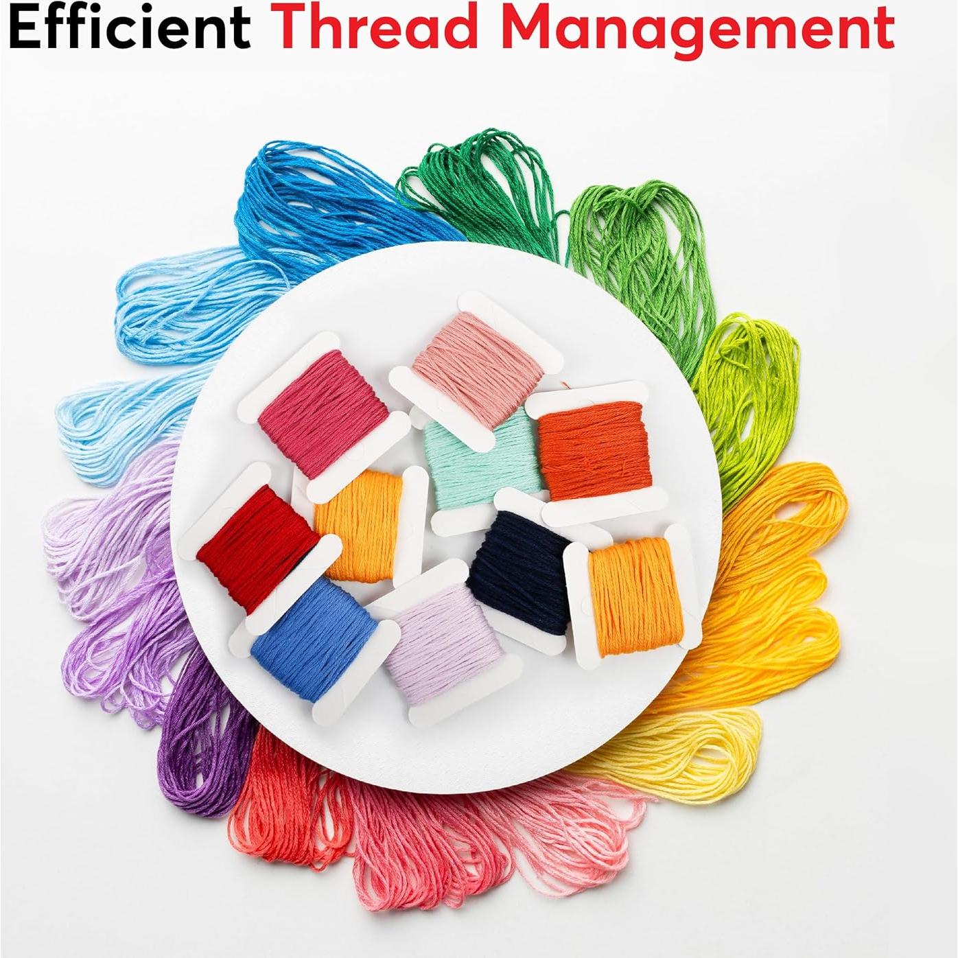 Caja organizadora de hilos Bulk Paradise 17 compartimentos