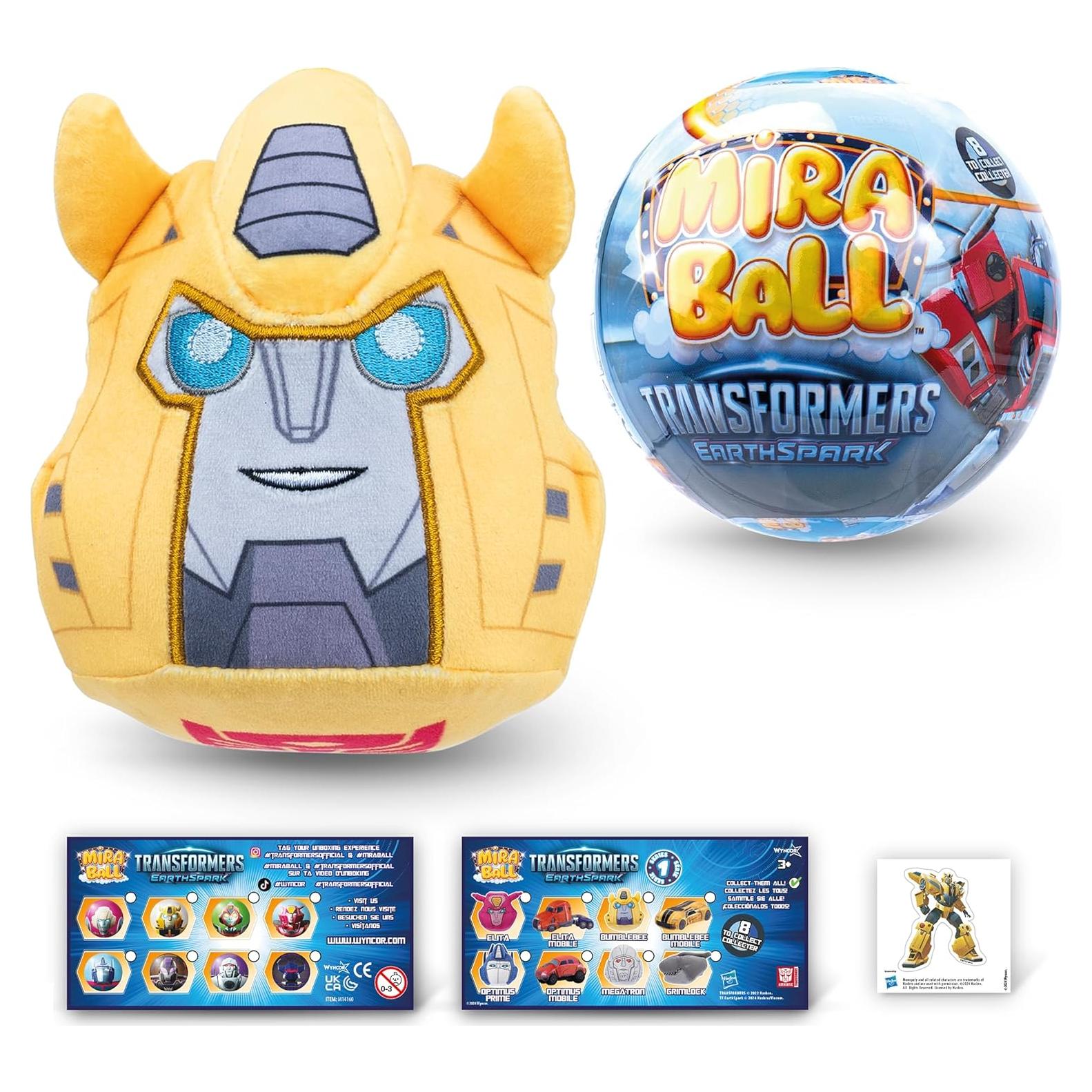 Transformers MiraBall Peluche Expandible 10 cm Edición Limitada