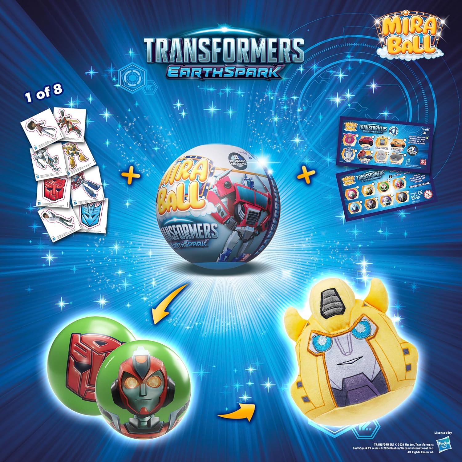 Transformers MiraBall Peluche Expandible 10 cm Edición Limitada