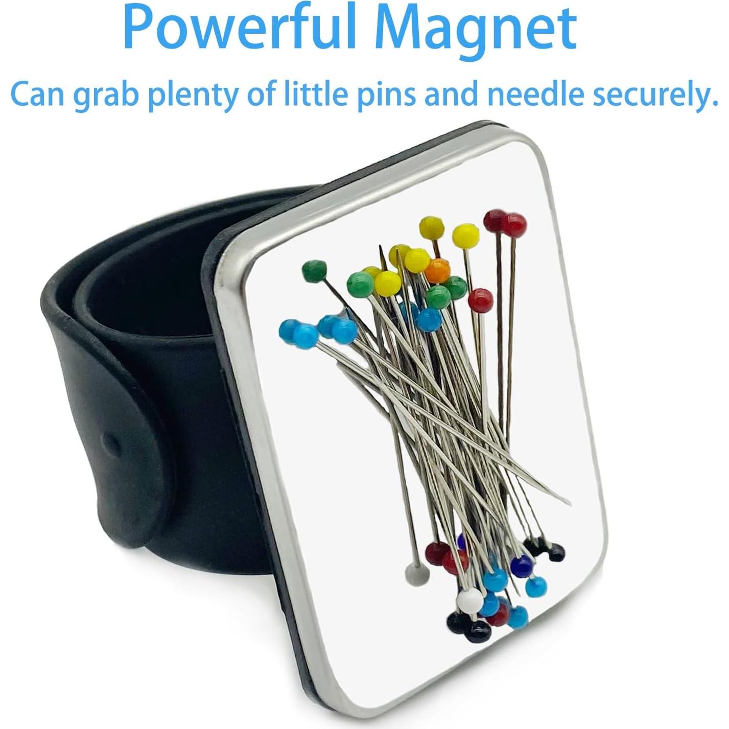 Muñequera Magnética Hilltian 2 PCS para Alfileres - Negro