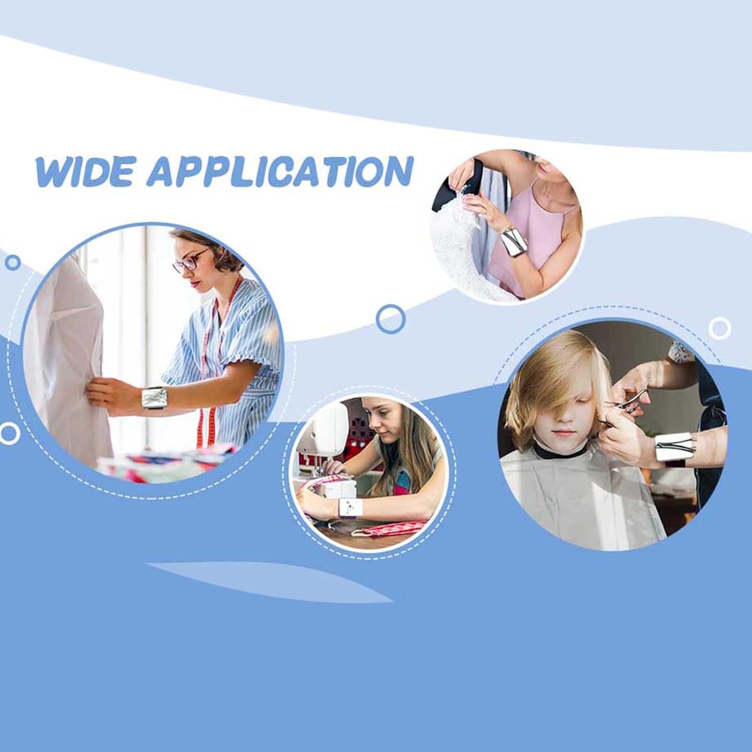 Muñequera Magnética Hilltian 2 PCS para Alfileres - Negro