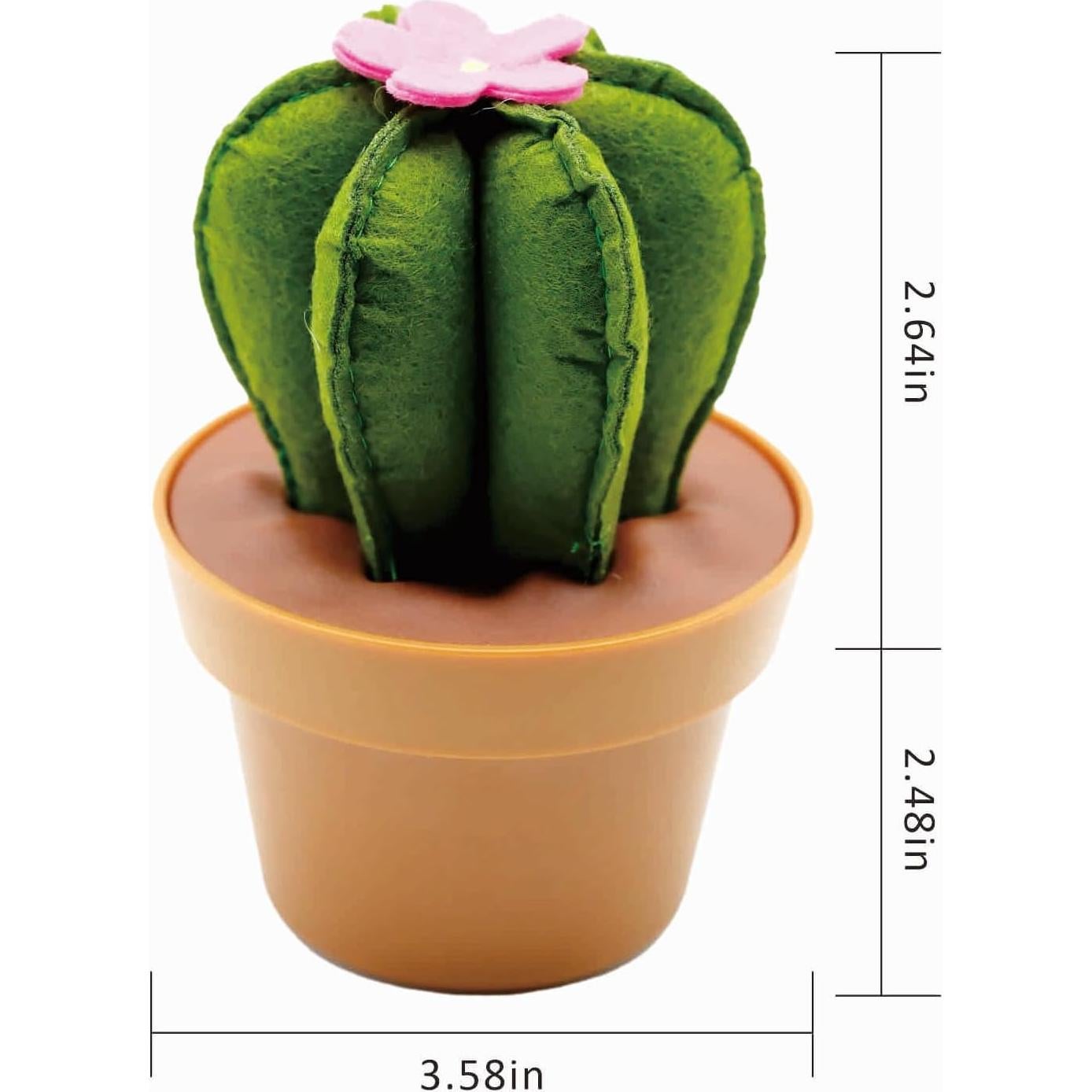 Almohadilla de Alfiler Cactus Monipair con Accesorios de Costura