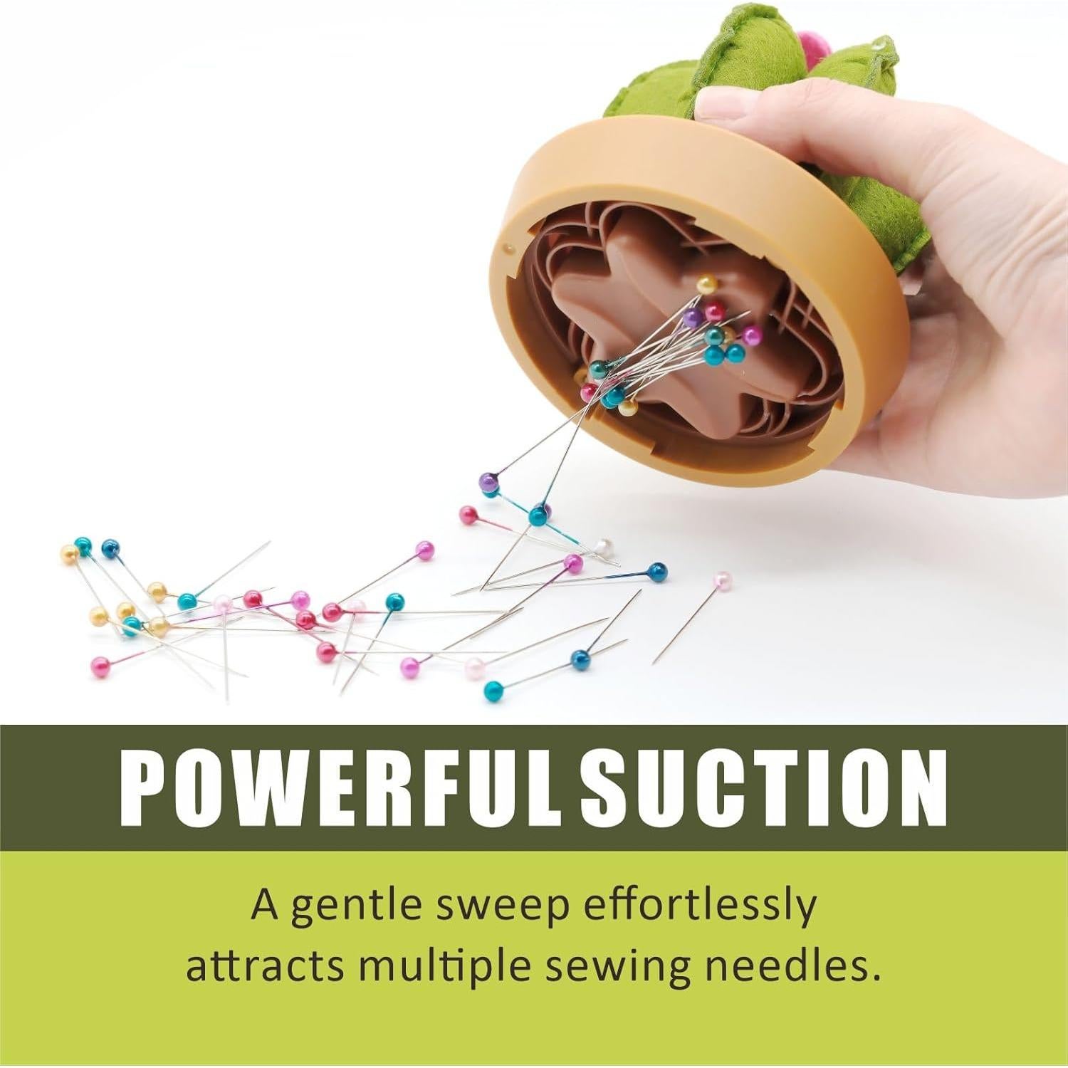 Almohadilla de Alfiler Cactus Monipair con Accesorios de Costura