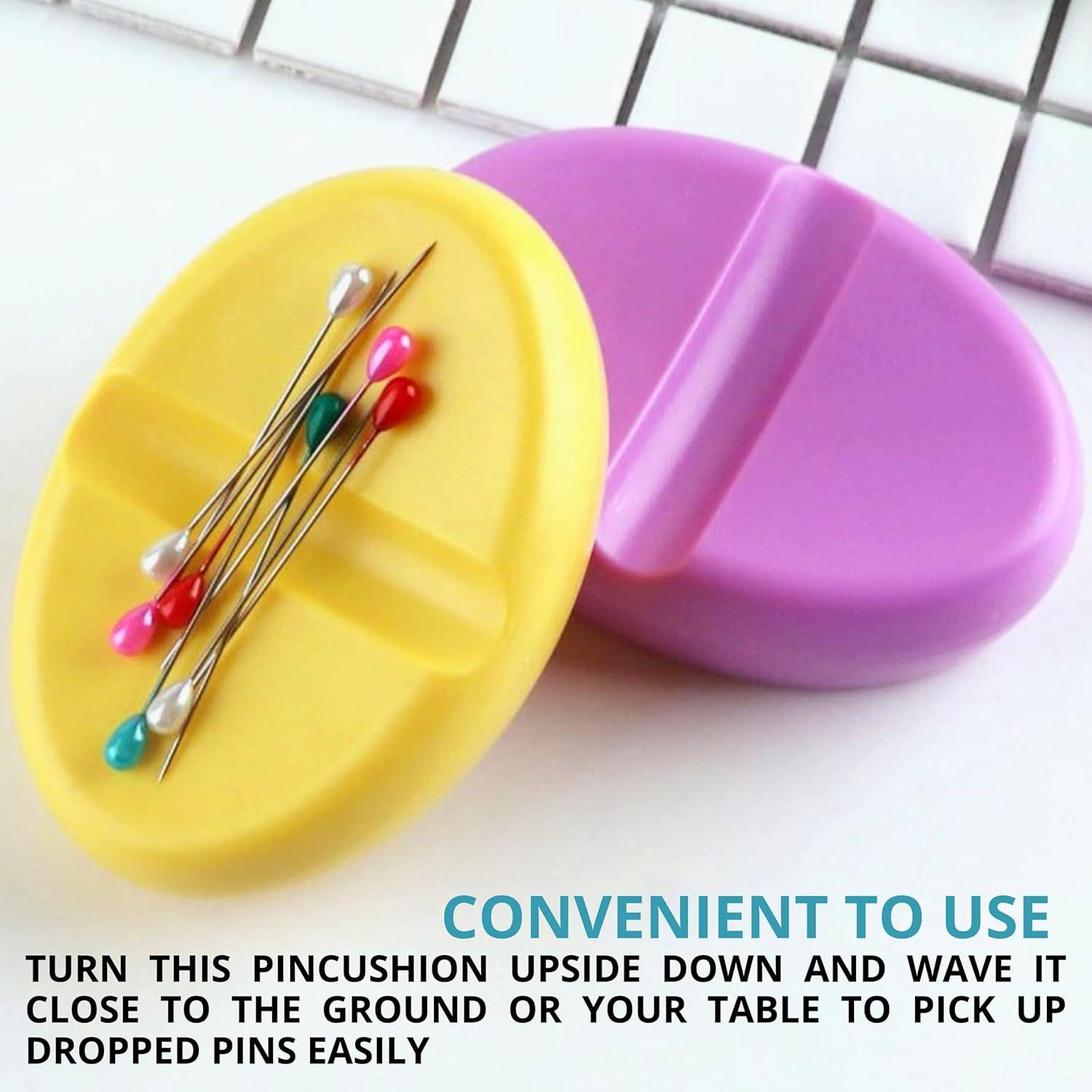 3 Almohadillas Magnéticas para Alfileres de Costura YARRD 10x7 cm